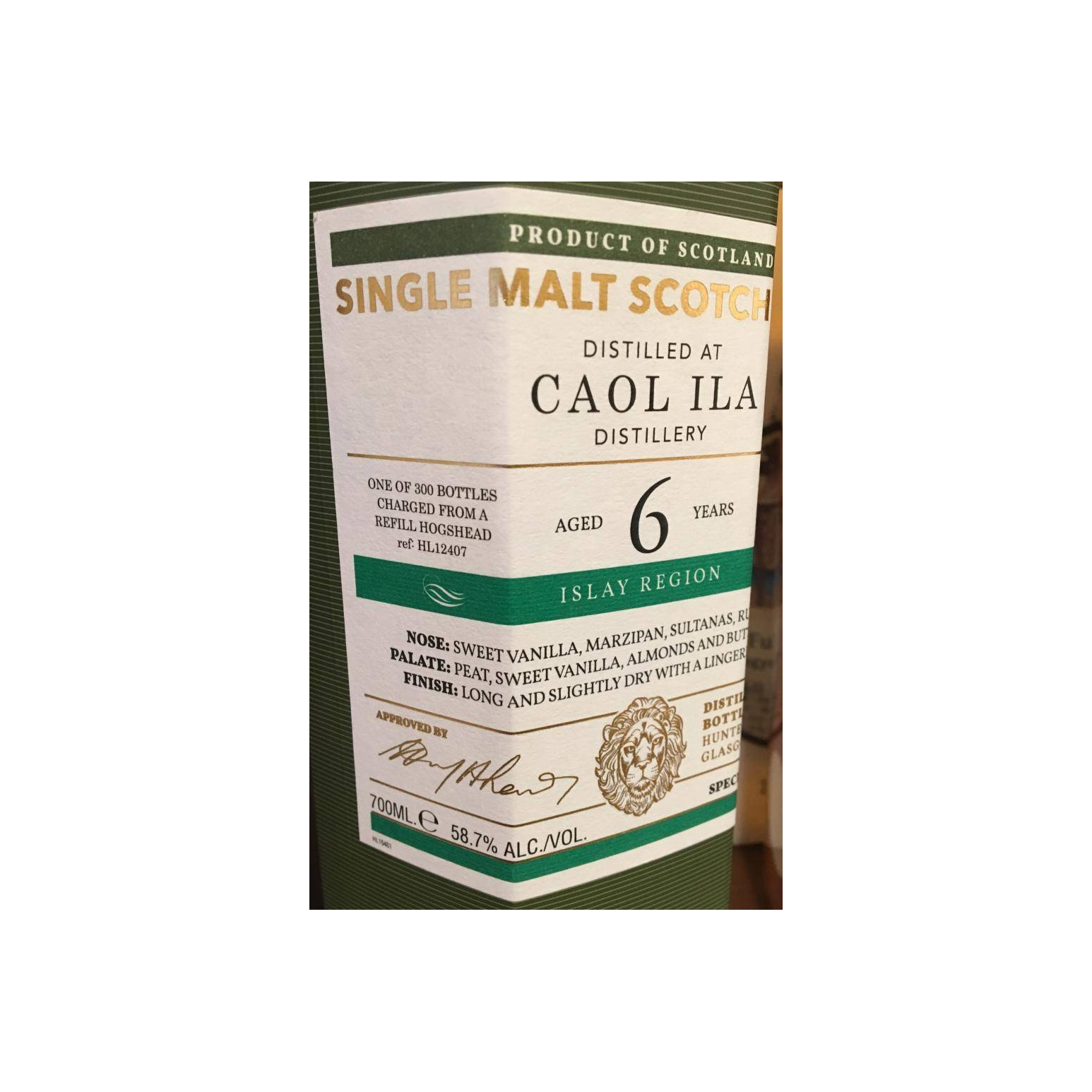 Caol Ila Old Malt Cask 2009 6 Years Single Malt Whisky