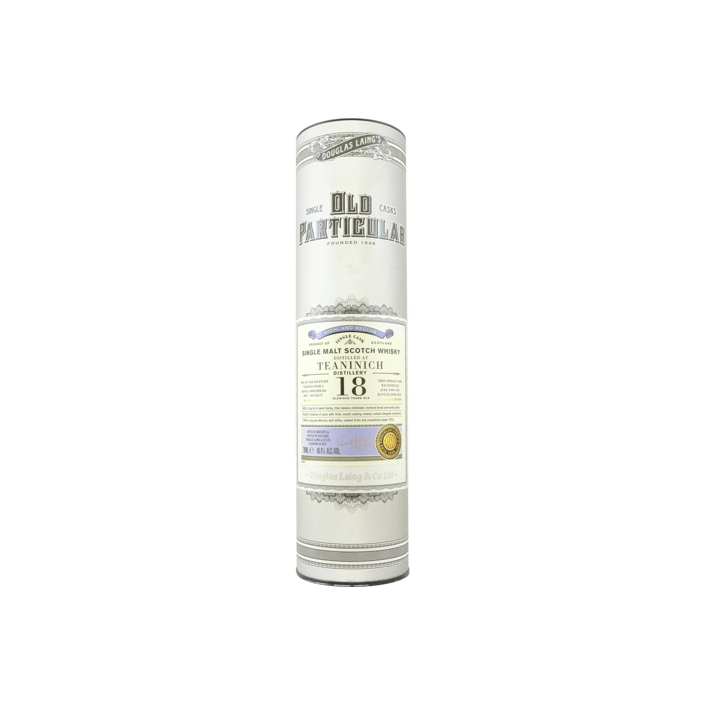 Teaninich Old Particular 1999 18 Years Single Malt Whisky 3