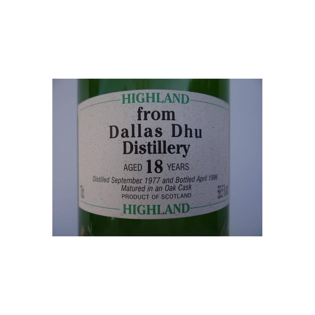 Dallas Dhu Authentic Collection 1977 18 Years Single Malt Whisky 2