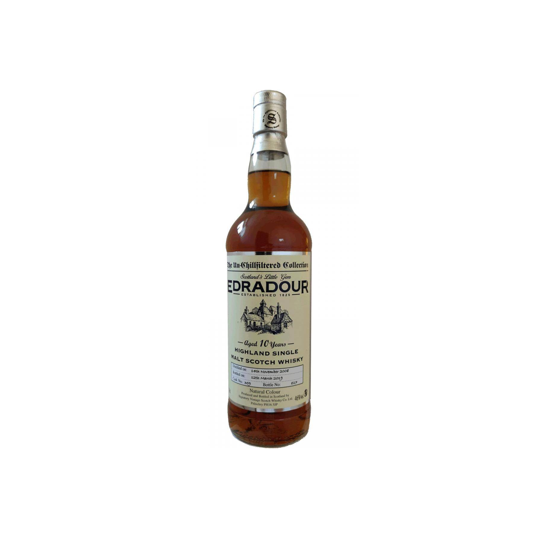 Edradour The Un-Chillfiltered Collection 2008 10 Years Single Malt Whisky