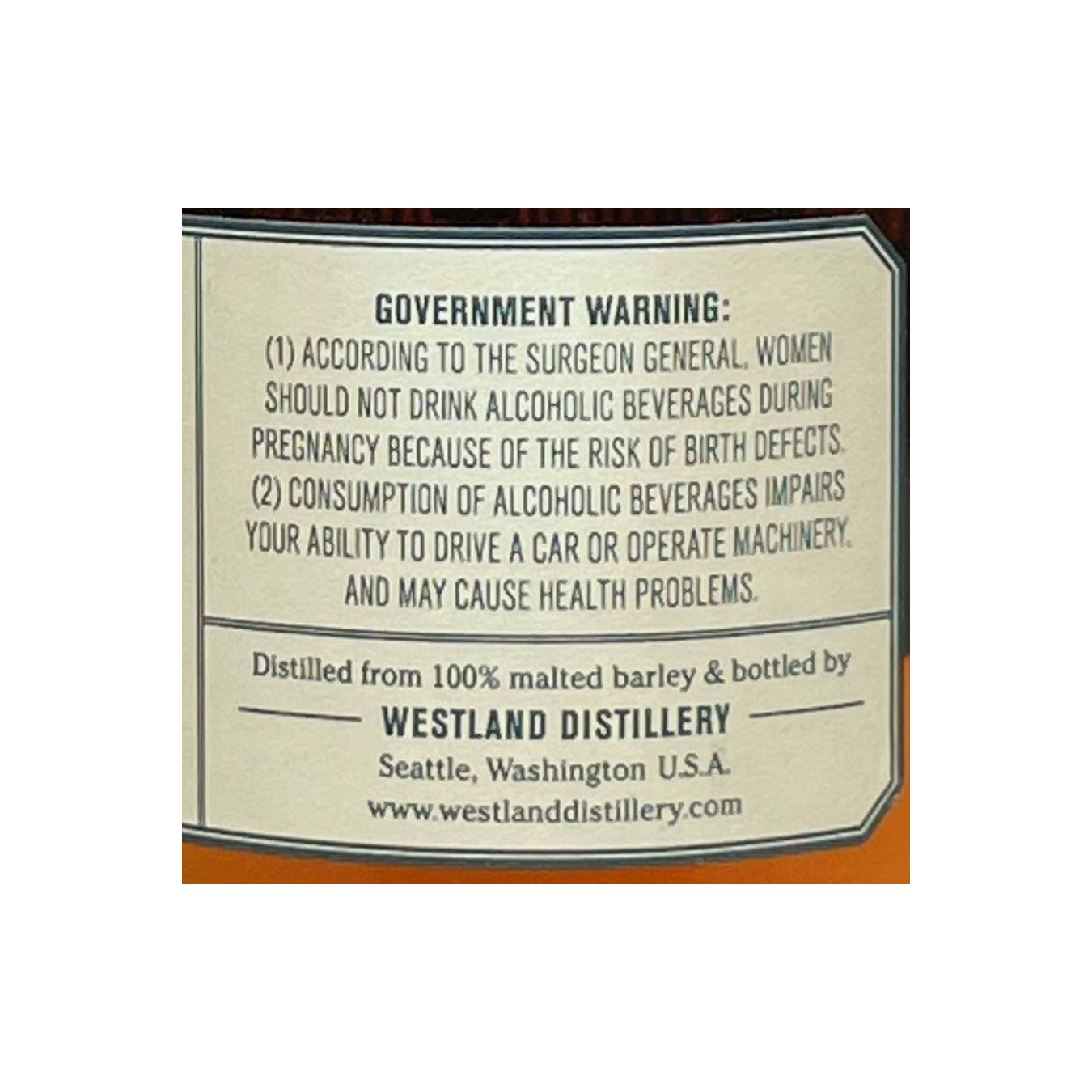 Westland Single Malt Whisky 3