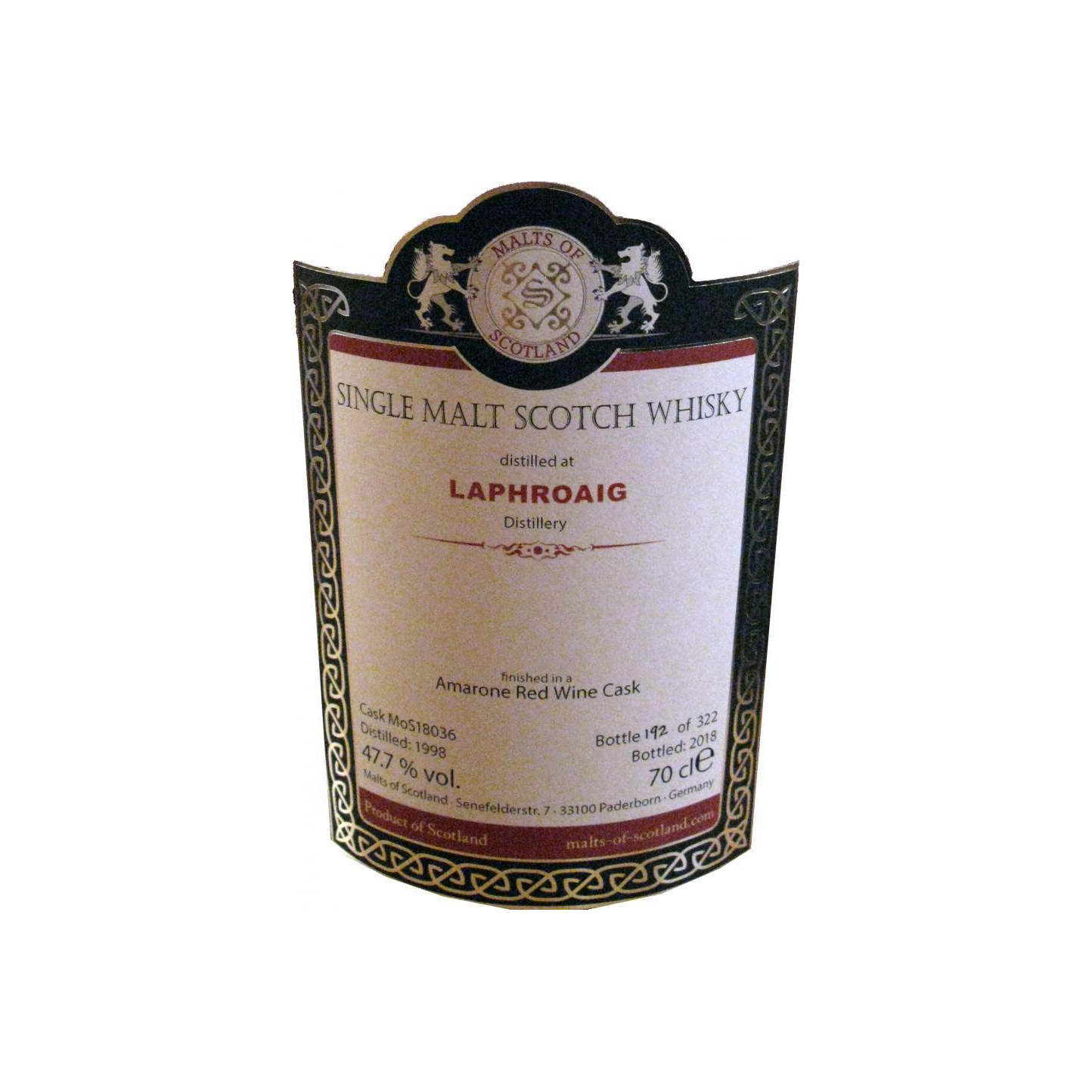Laphroaig 1998 20 Years Single Malt Whisky 2