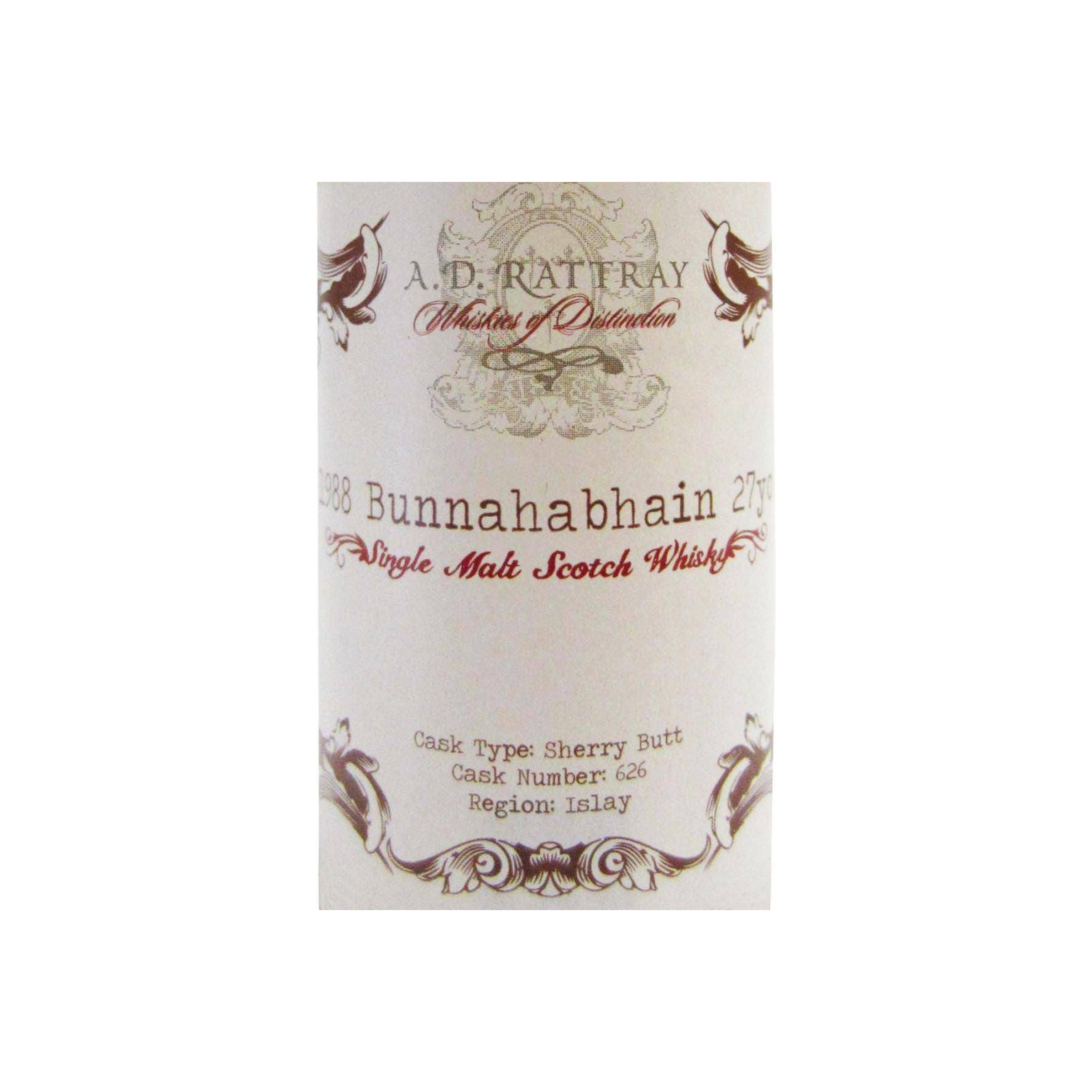 Bunnahabhain Individual Cask Bottling 1988 27 Years Single Malt Whisky 3