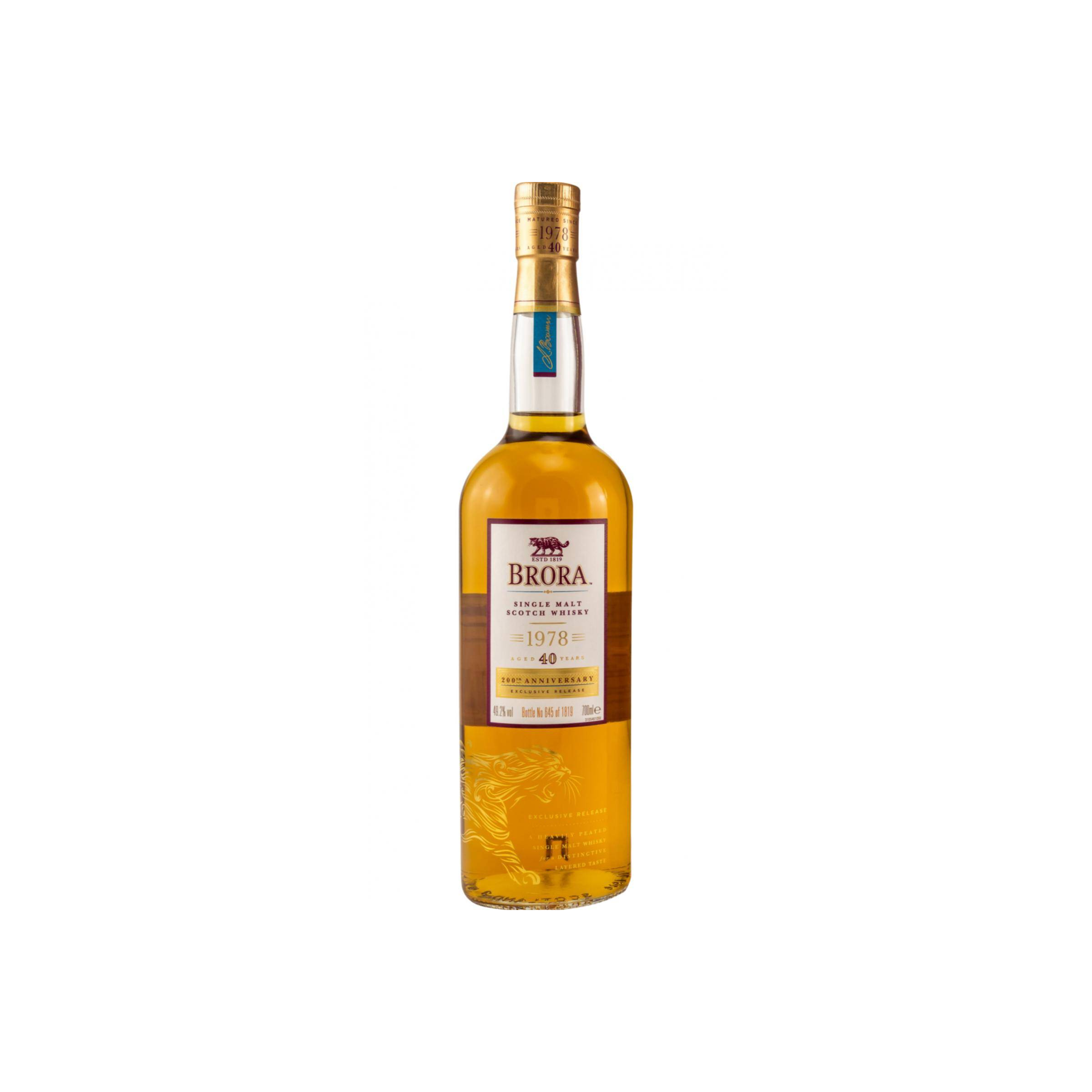 Brora 1978 40 Years Single Malt Whisky