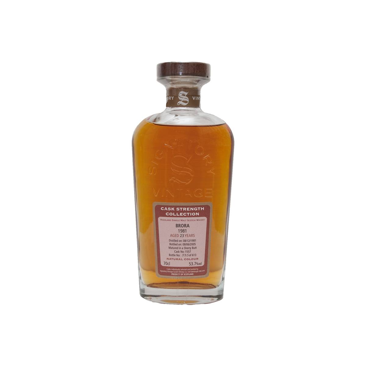 Brora Cask Strength Collection 1981 23 Years Single Malt Whisky