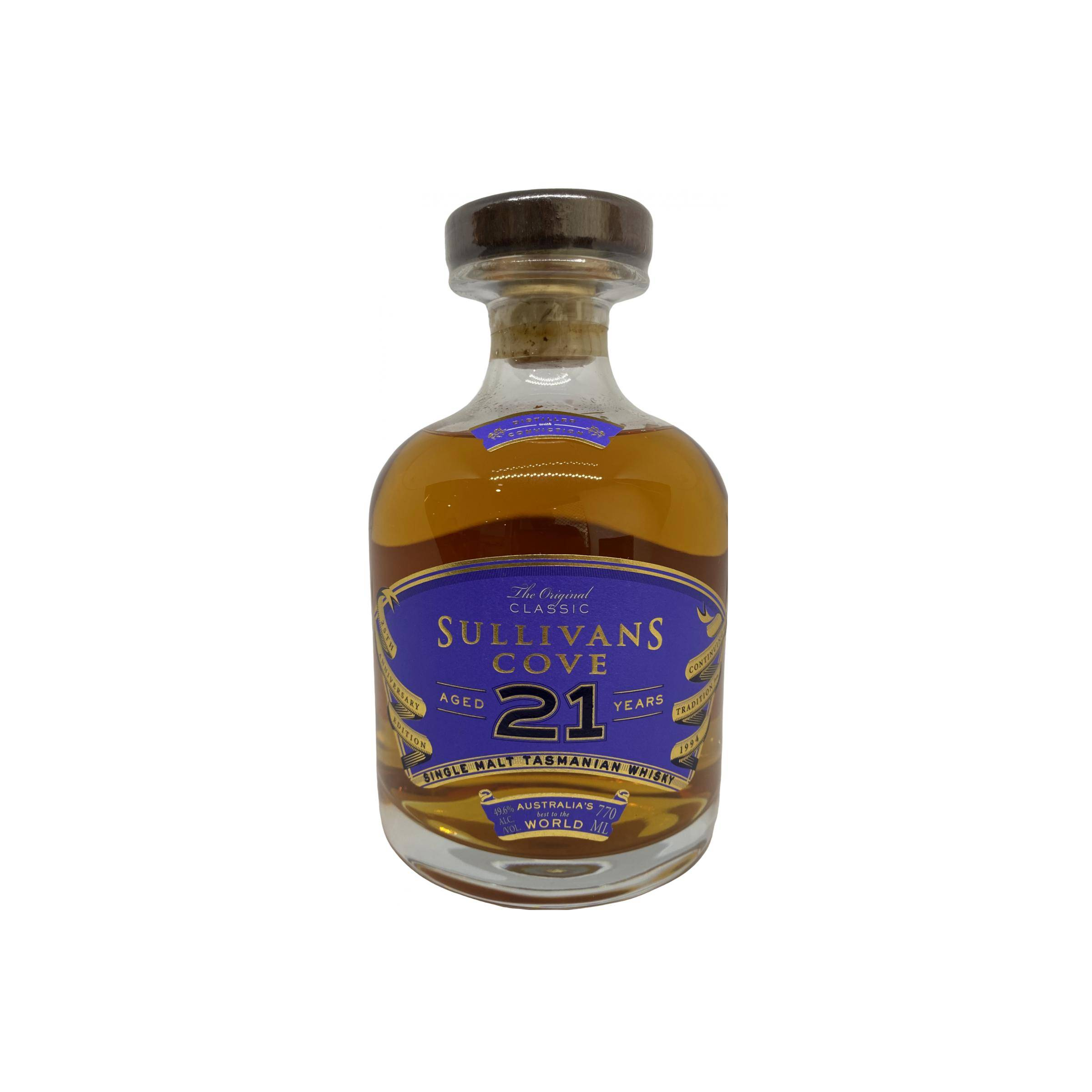 Sullivans Cove 21 Years Single Malt Whisky
