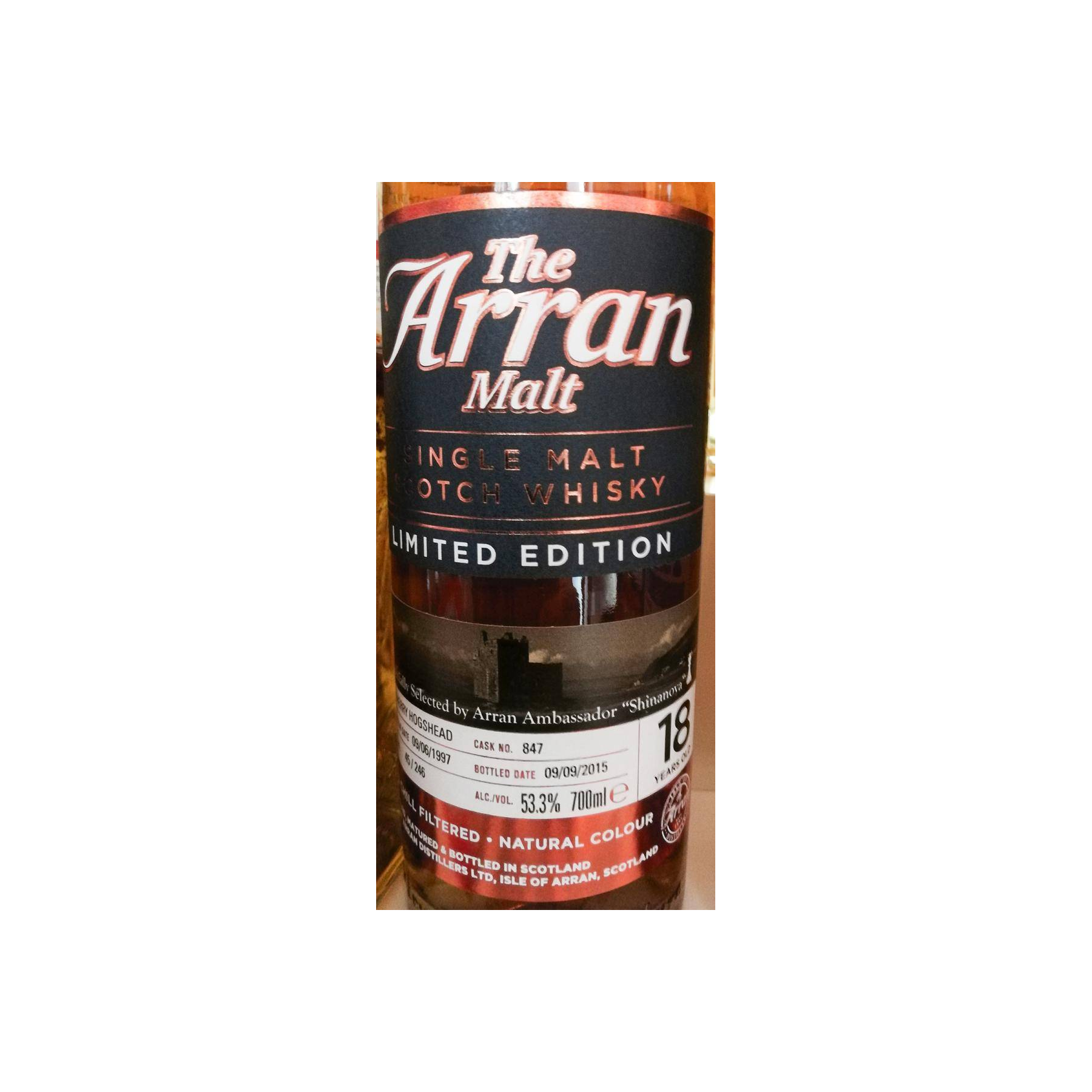 Arran Limited Edition 1997 18 Years Single Malt Whisky 2