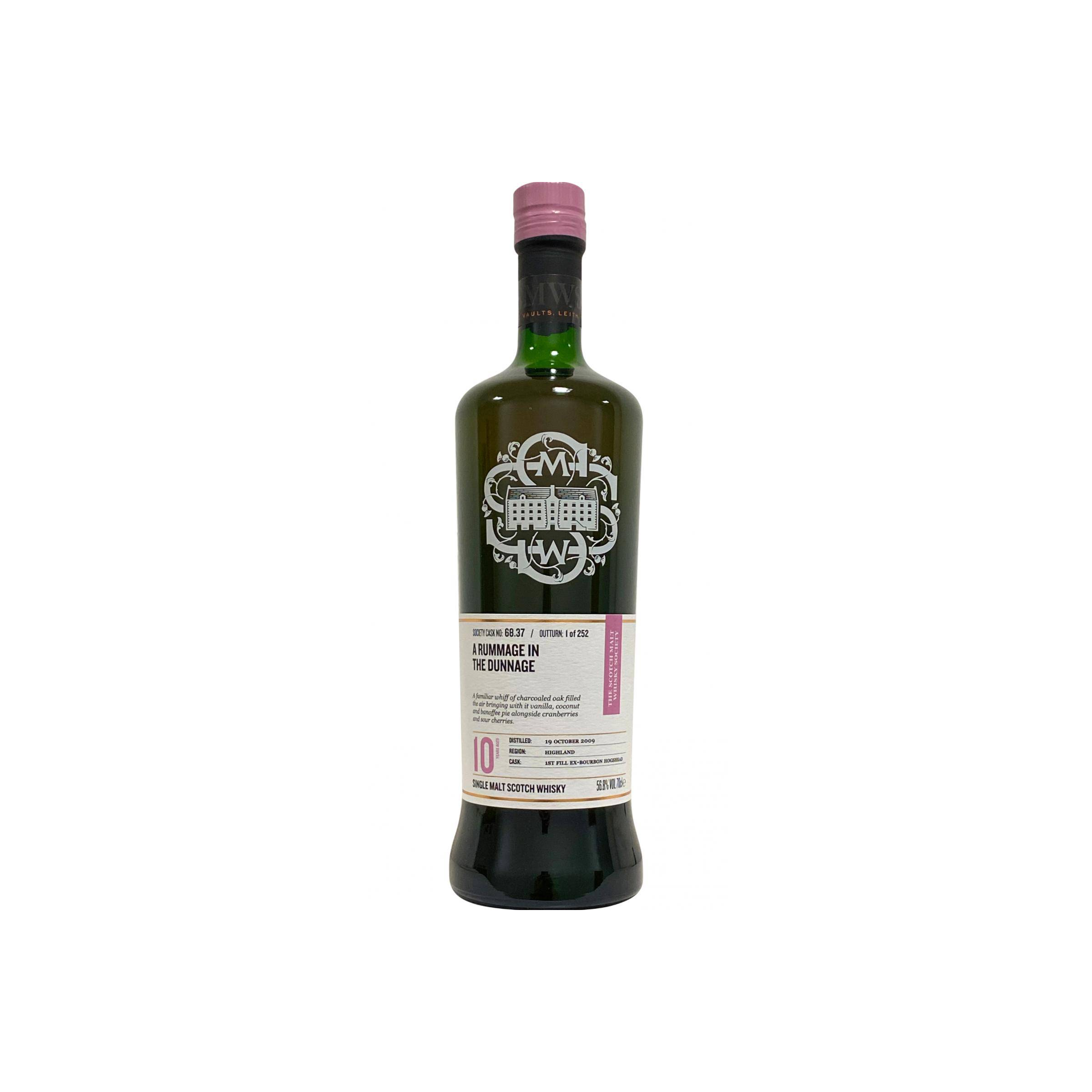 The Scotch Malt Whisky Society 2009 10 Years Single Malt Whisky