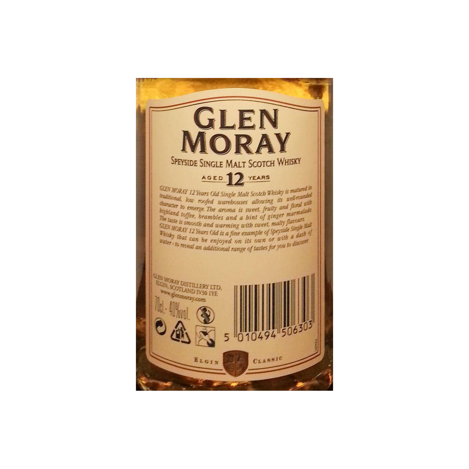 Glen Moray 12 Years Single Malt Whisky 3