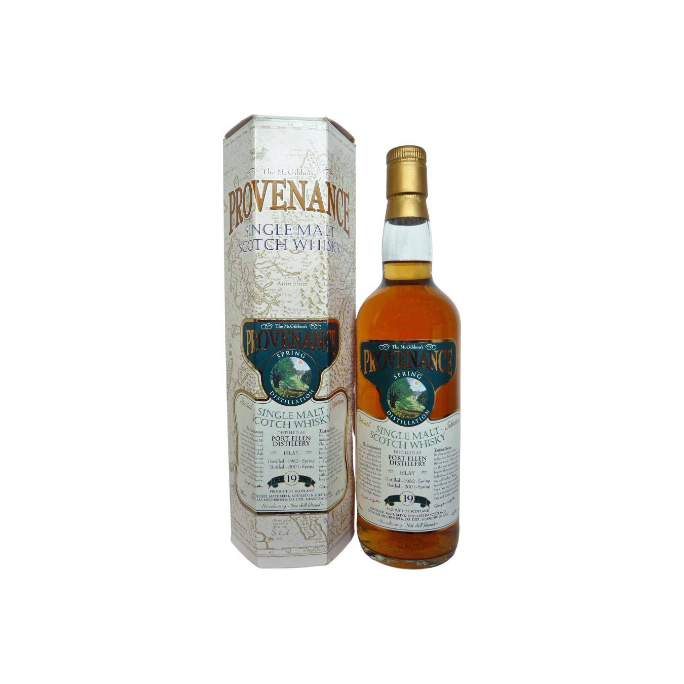 Port Ellen McGibbon's Provenance 1982 19 Years Single Malt Whisky 2