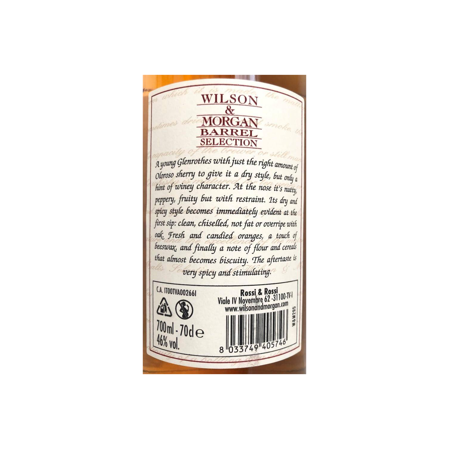 The Glenrothes Barrel Selection 2010 9 Years Single Malt Whisky 3