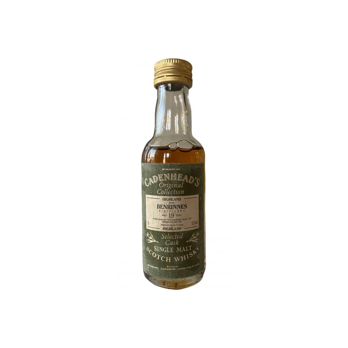 Benrinnes 1971 19 Years Single Malt Whisky 2
