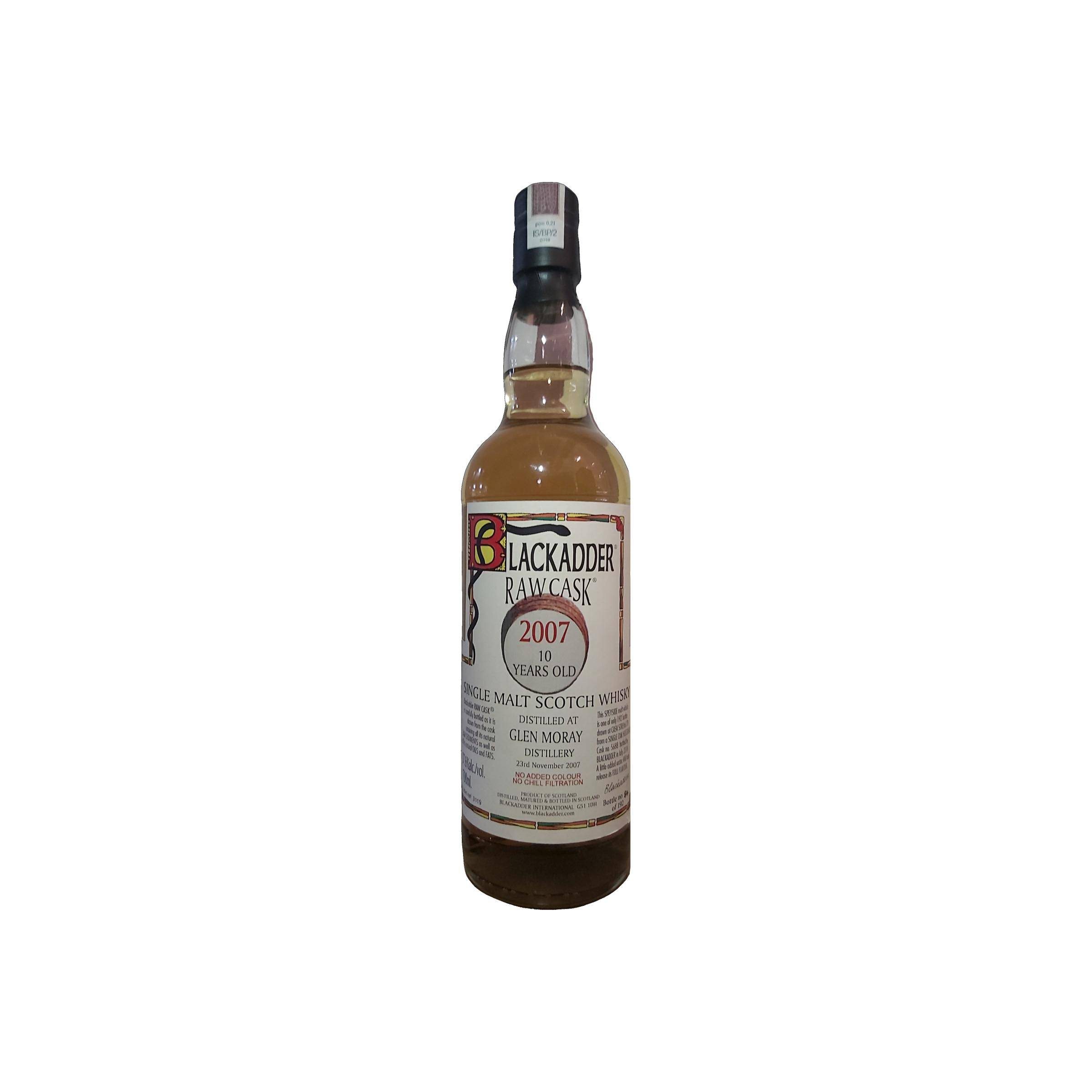 Glen Moray Raw Cask 2007 10 Years Single Malt Whisky