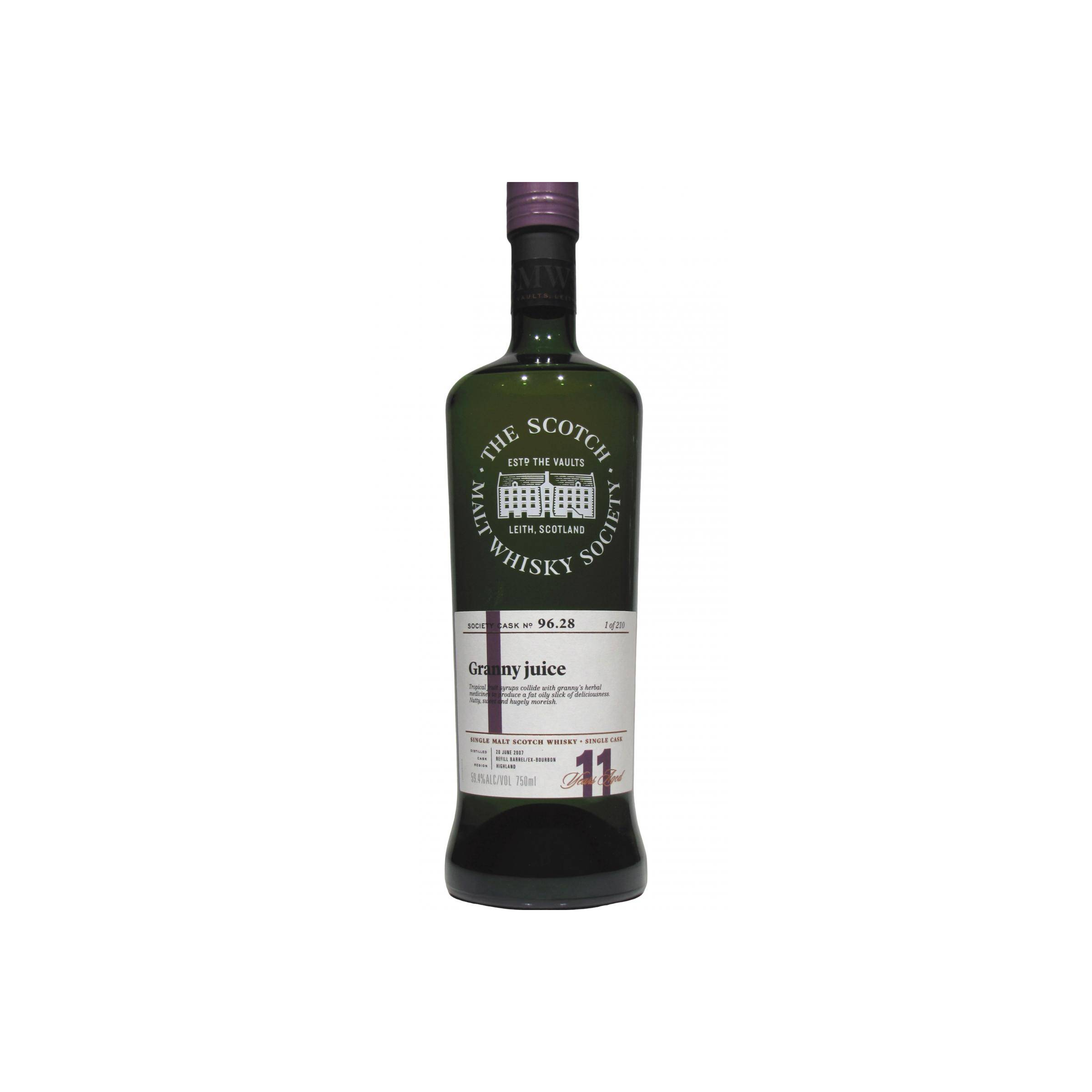 The Scotch Malt Whisky Society 2007 11 Years Single Malt Whisky