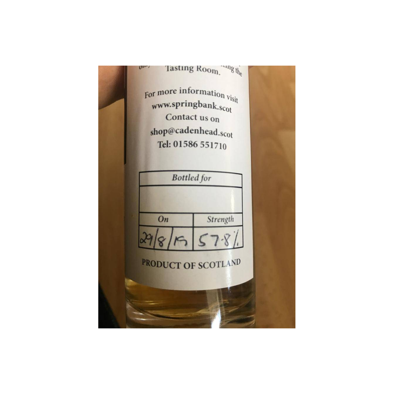 Hazelburn Single Malt Whisky 2
