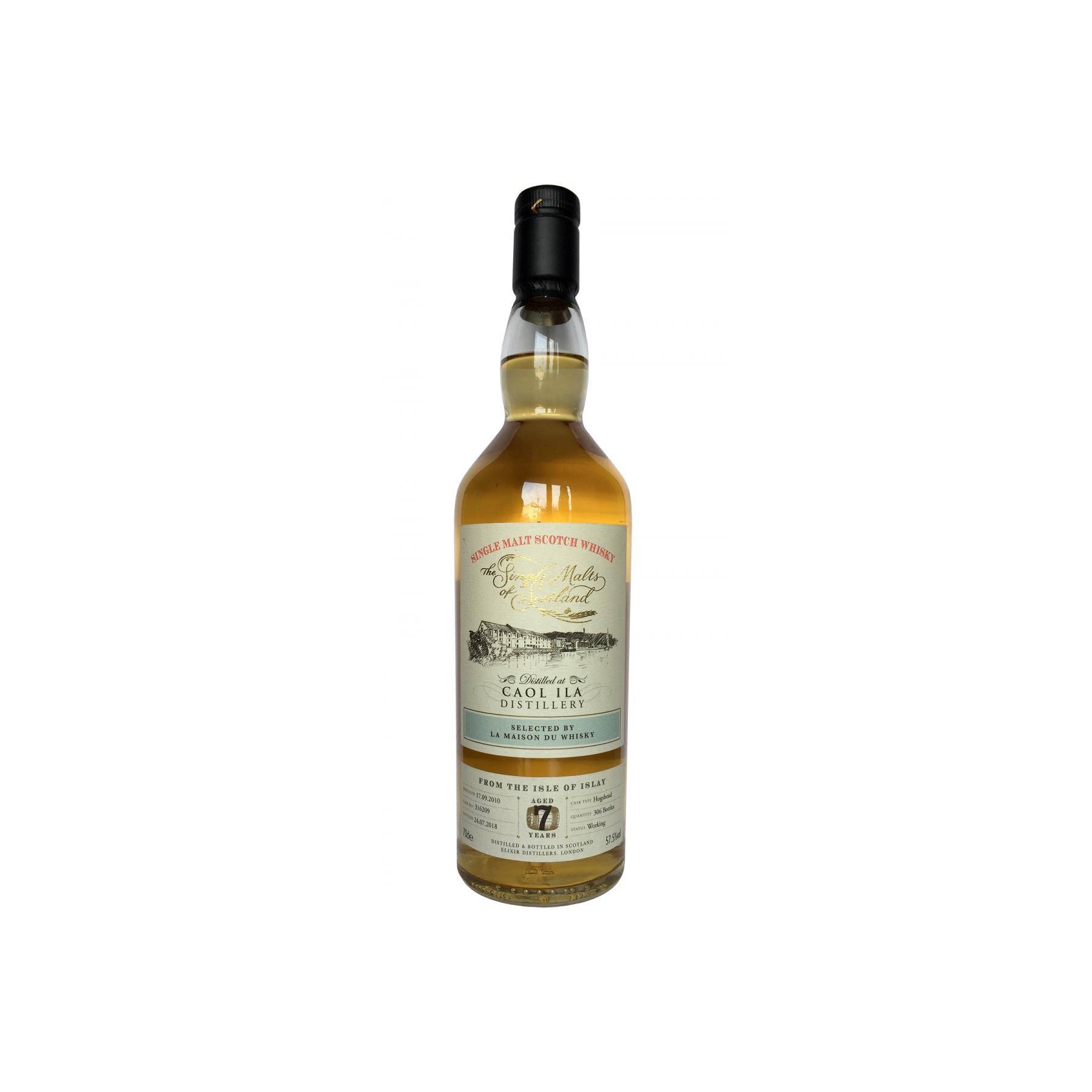 Caol Ila The Single Malts of Scotland 2010 7 Years Single Malt Whisky