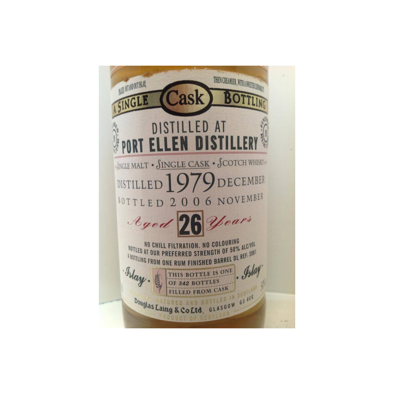 Port Ellen Old Malt Cask 1979 26 Years Single Malt Whisky 3