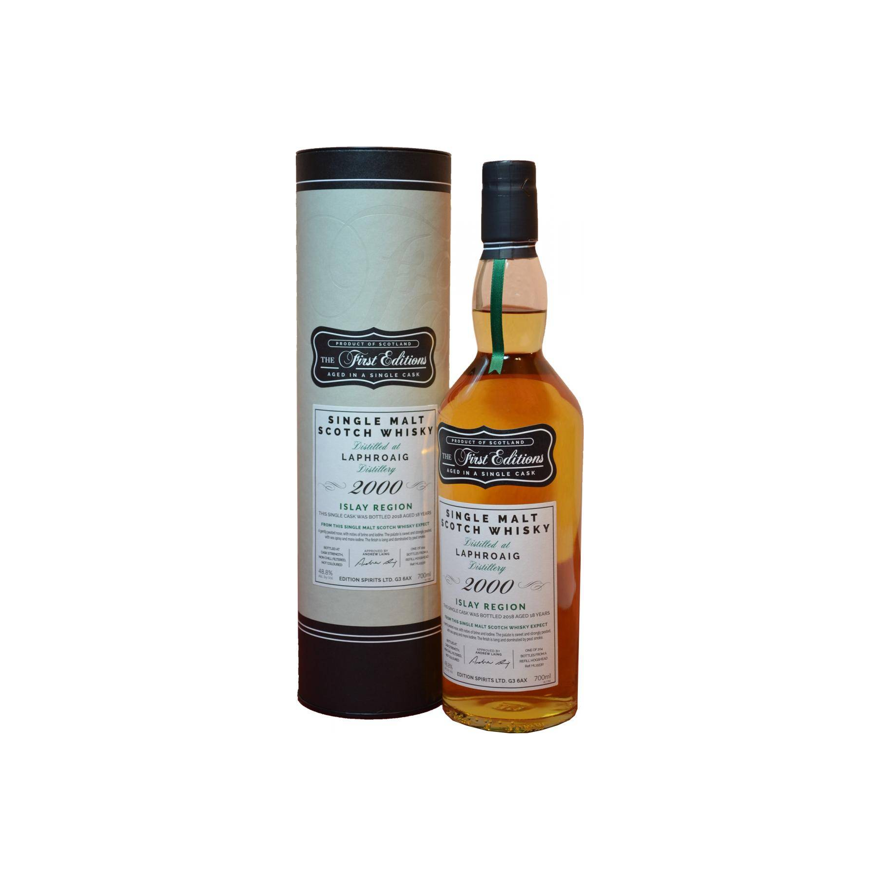 Laphroaig The First Editions 2000 18 Years Single Malt Whisky 2