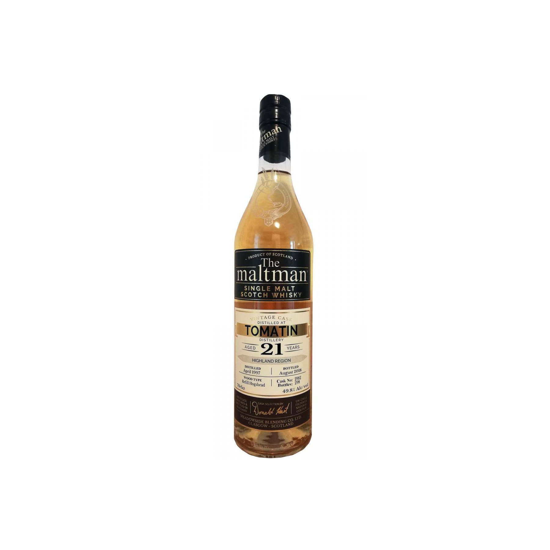 Tomatin 1997 21 Years Single Malt Whisky
