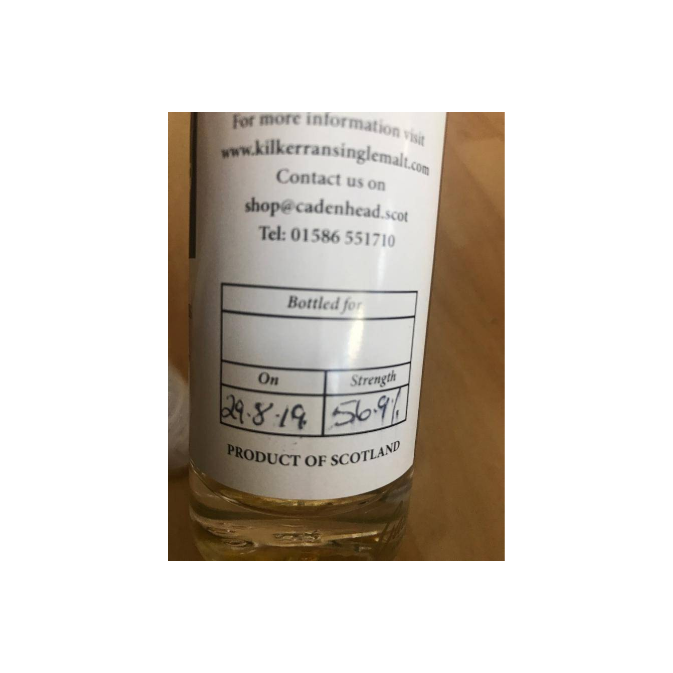 Kilkerran Single Malt Whisky 2