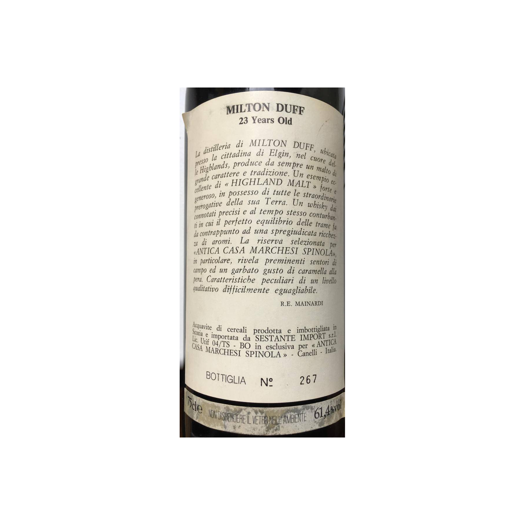 Miltonduff 1966 23 Years Single Malt Whisky 2