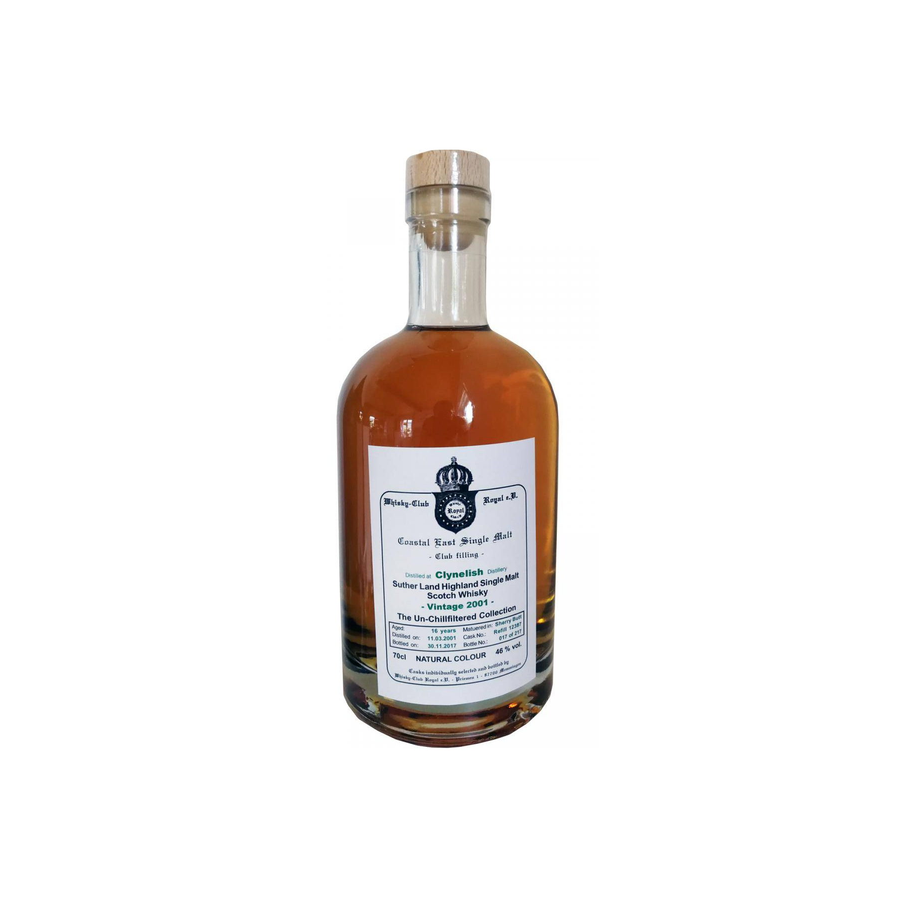 Clynelish 2001 16 Years Single Malt Whisky