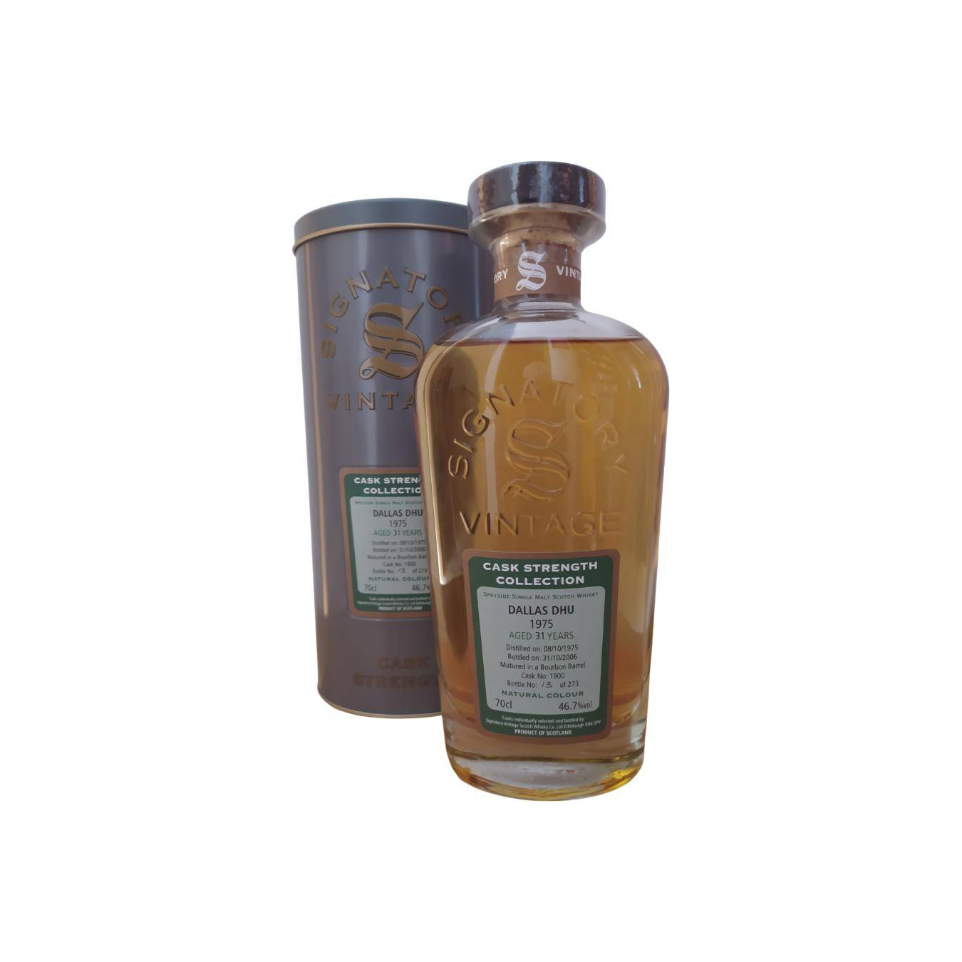 Dallas Dhu Cask Strength Collection 1975 31 Years Single Malt Whisky