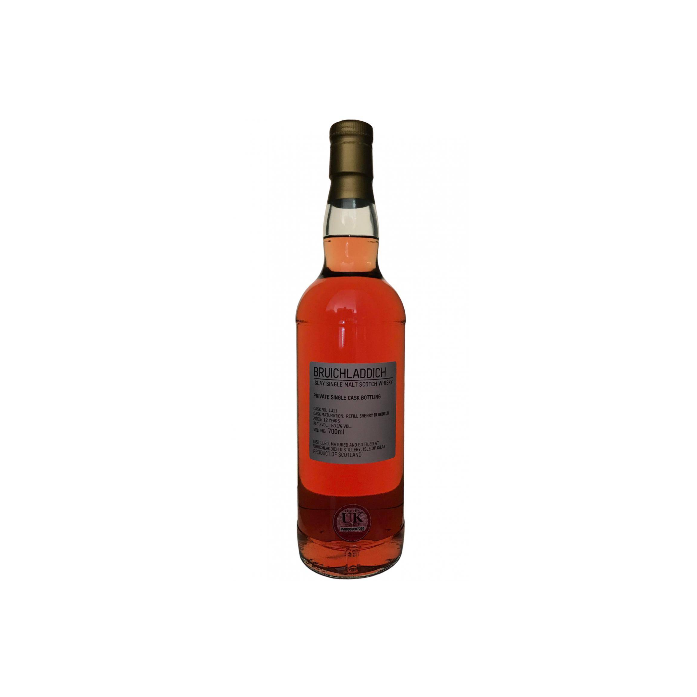 Bruichladdich 2007 12 Years Single Malt Whisky