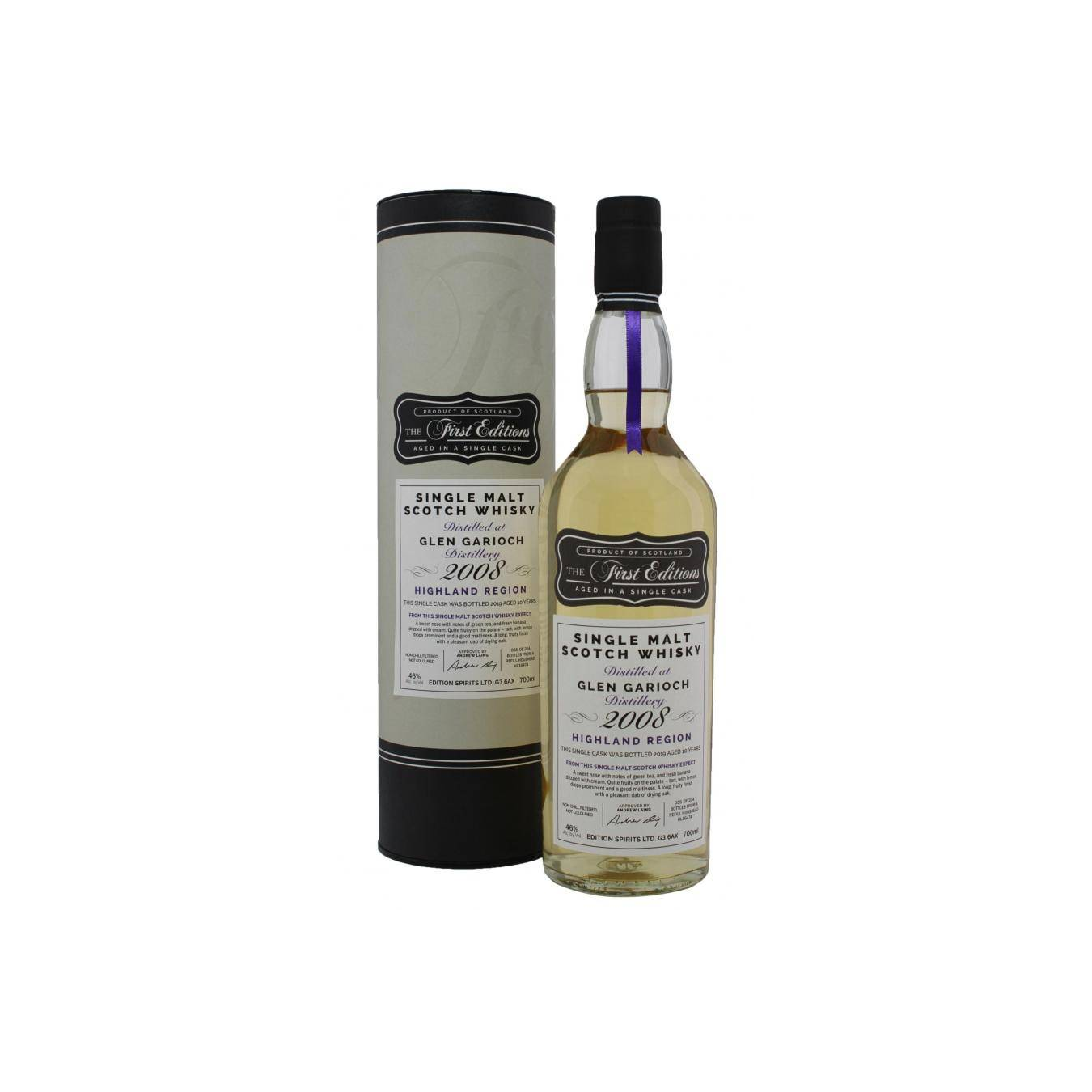 Glen Garioch The First Editions 2008 10 Years Single Malt Whisky 2
