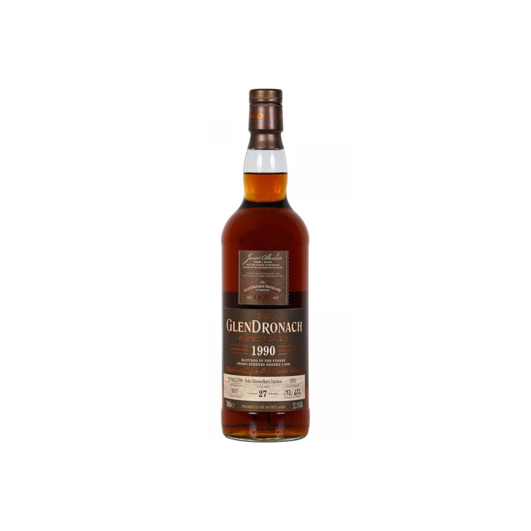 GlenDronach 1990 27 Years Single Malt Whisky