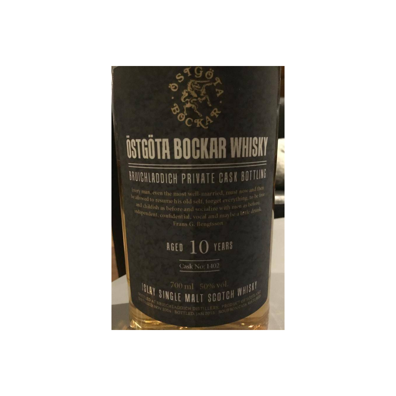 Bruichladdich 2004 10 Years Single Malt Whisky