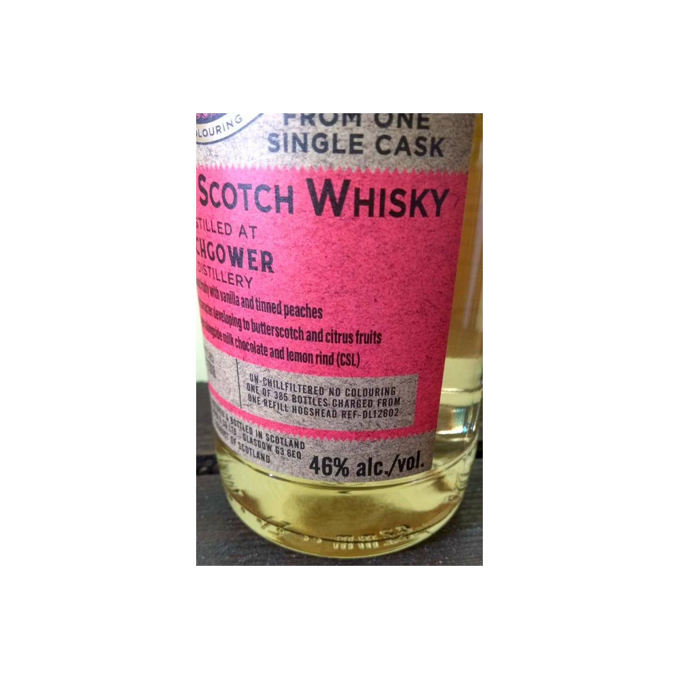 Inchgower 2007 10 Years Single Malt Whisky 2