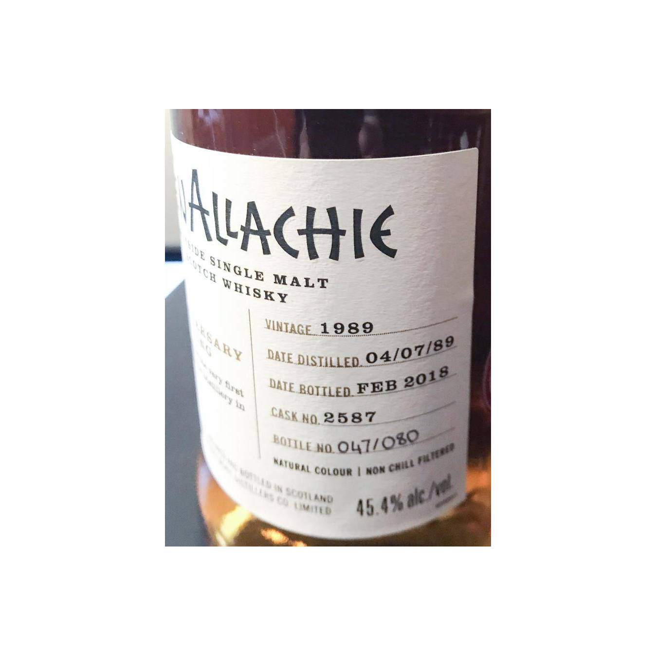 The GlenAllachie 1989 28 Years Single Malt Whisky 2