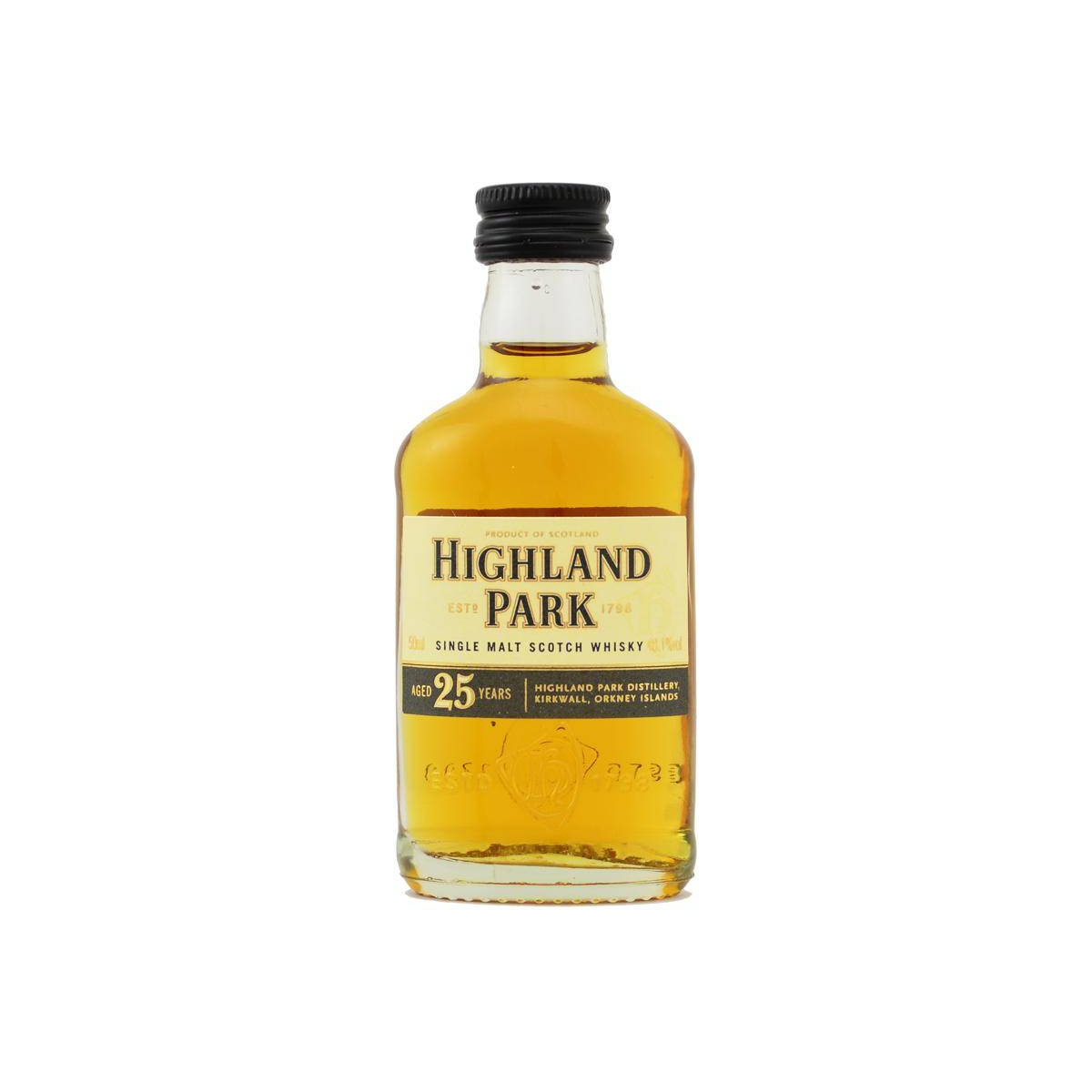 Highland Park Miniature 25 Years Single Malt Whisky 3