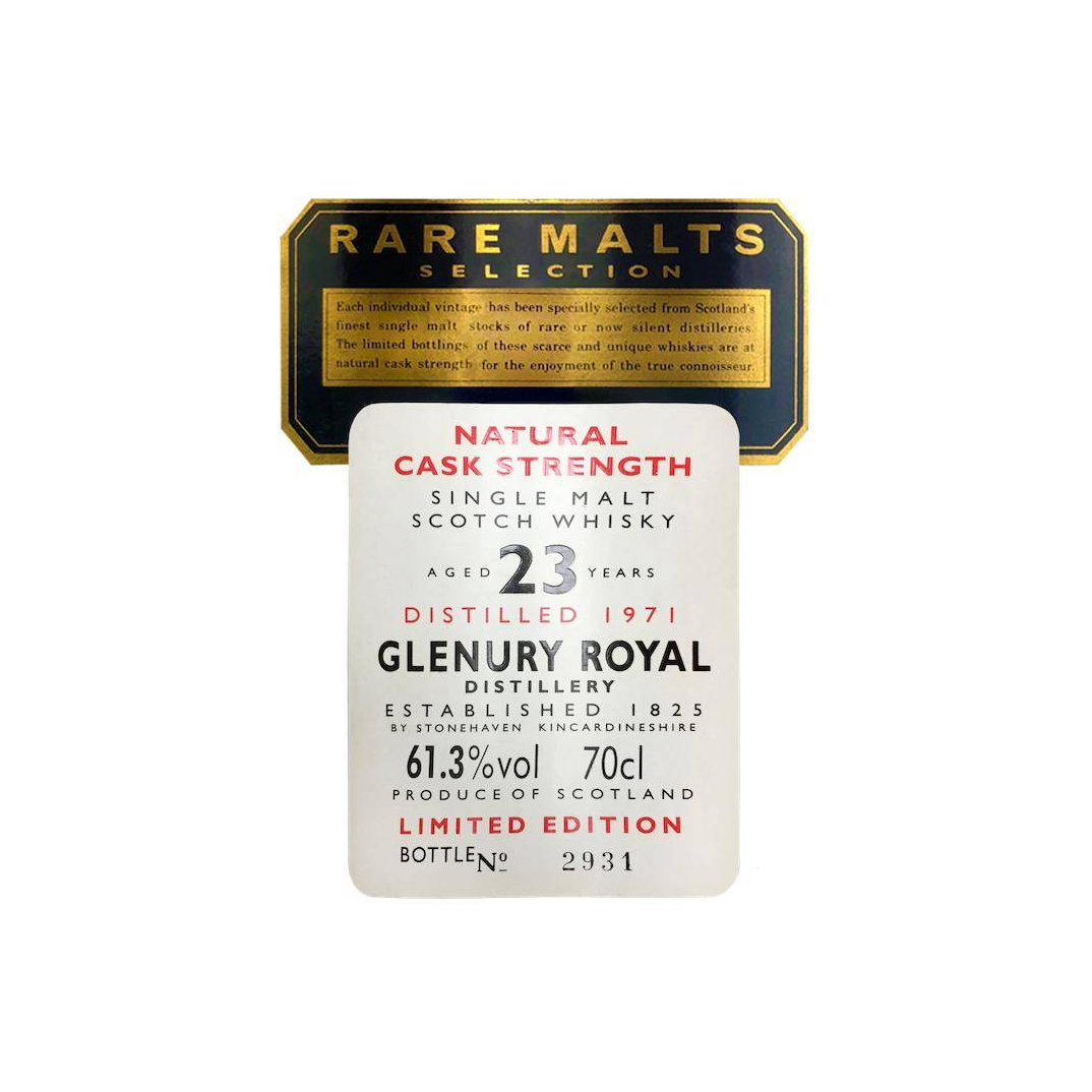 Glenury Royal 1971 23 Years Single Malt Whisky 3