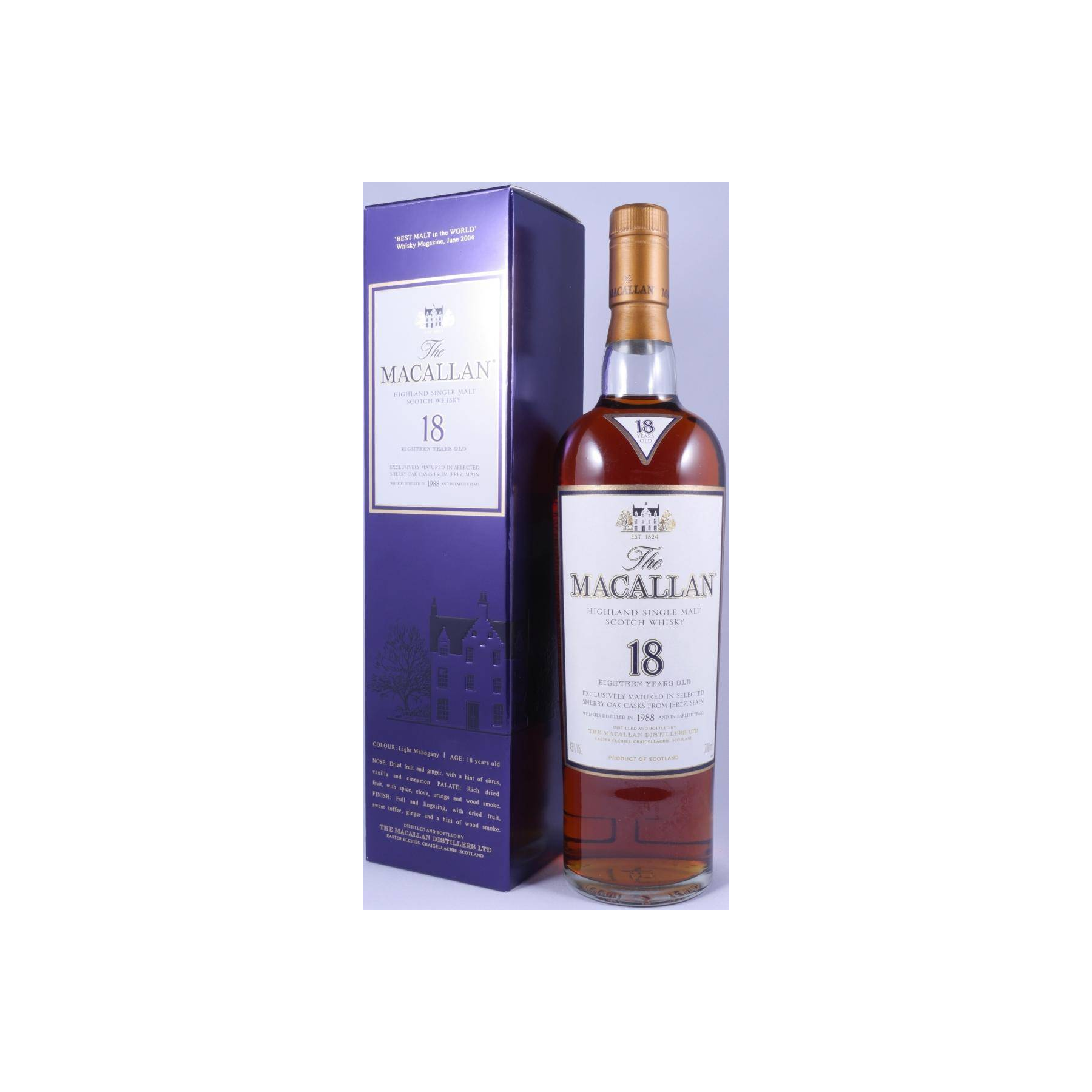 The Macallan 1988 18 Years Single Malt Whisky 3