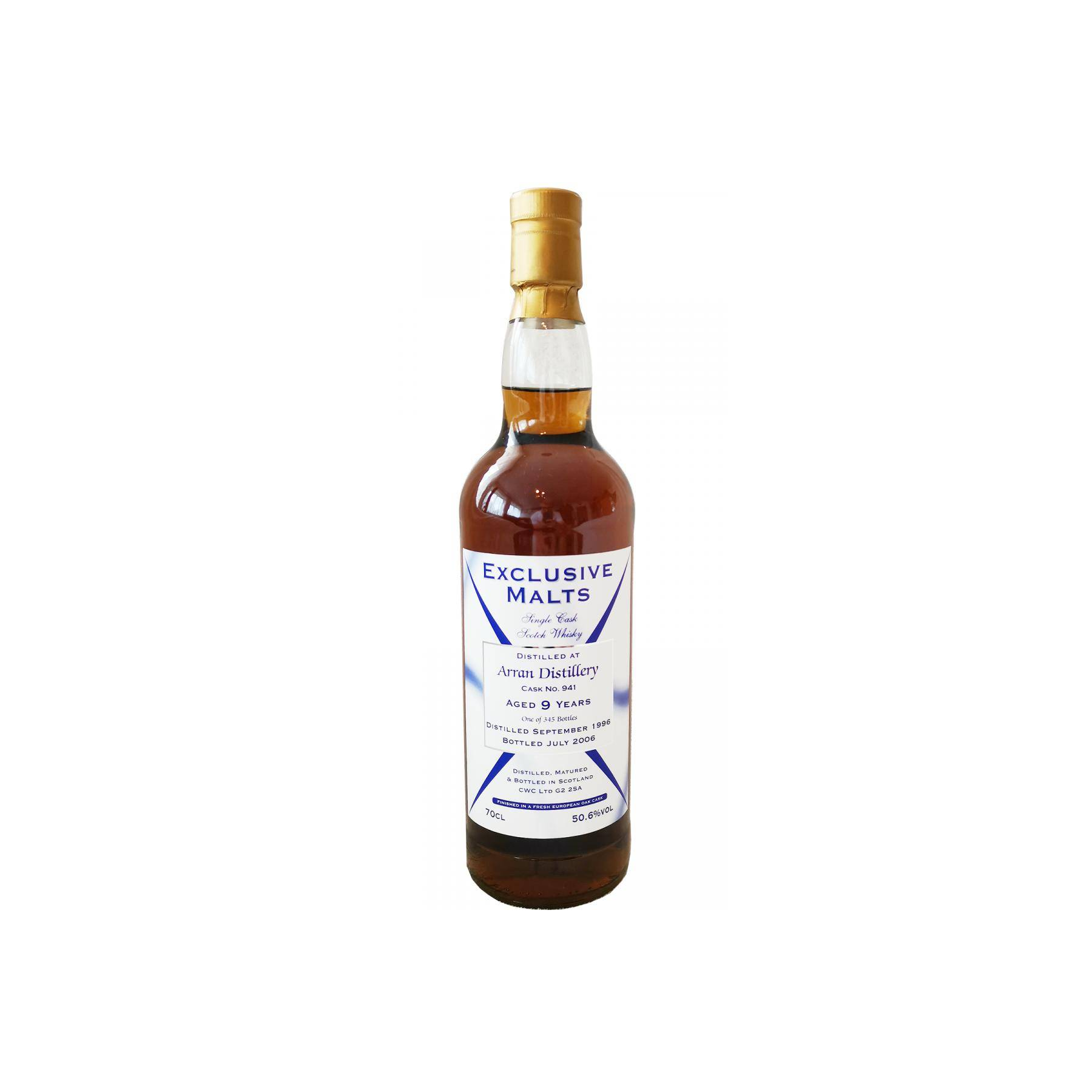 Arran 1996 9 Years Single Malt Whisky