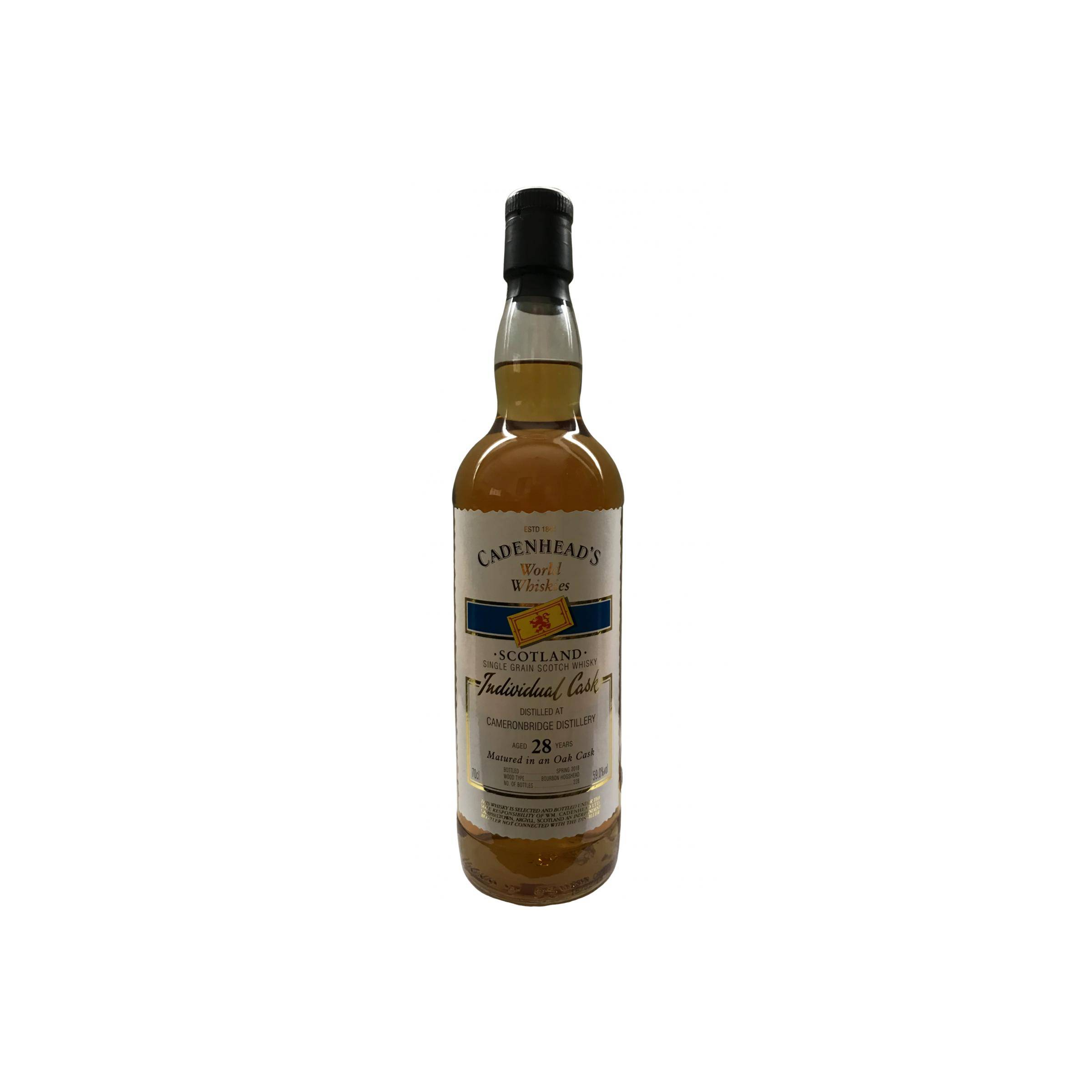 Cameronbridge 1989 28 Years Single Grain Whisky