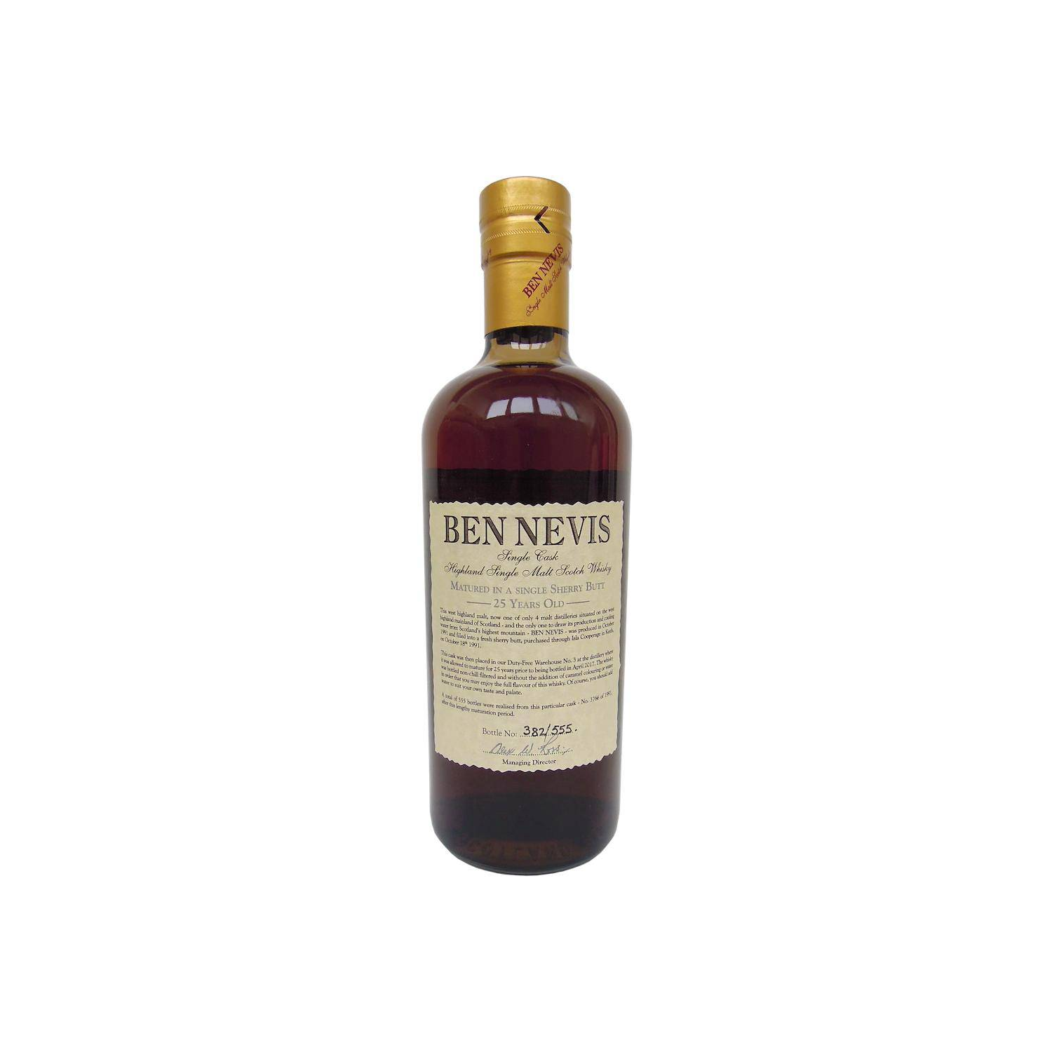 Ben Nevis 1991 25 Years Single Malt Whisky 2