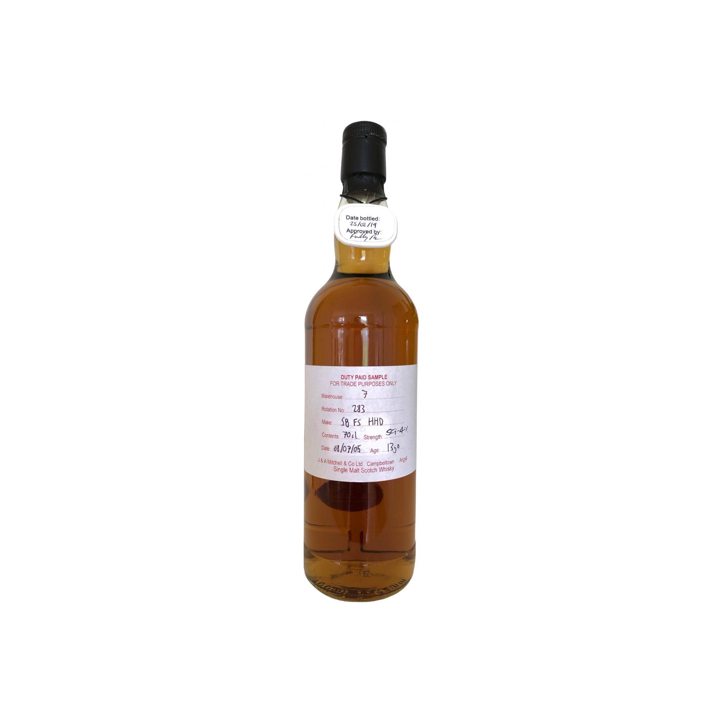 Springbank Duty Paid Sample - For Trade Purposes Only 2005 13 Years Single Malt Whisky