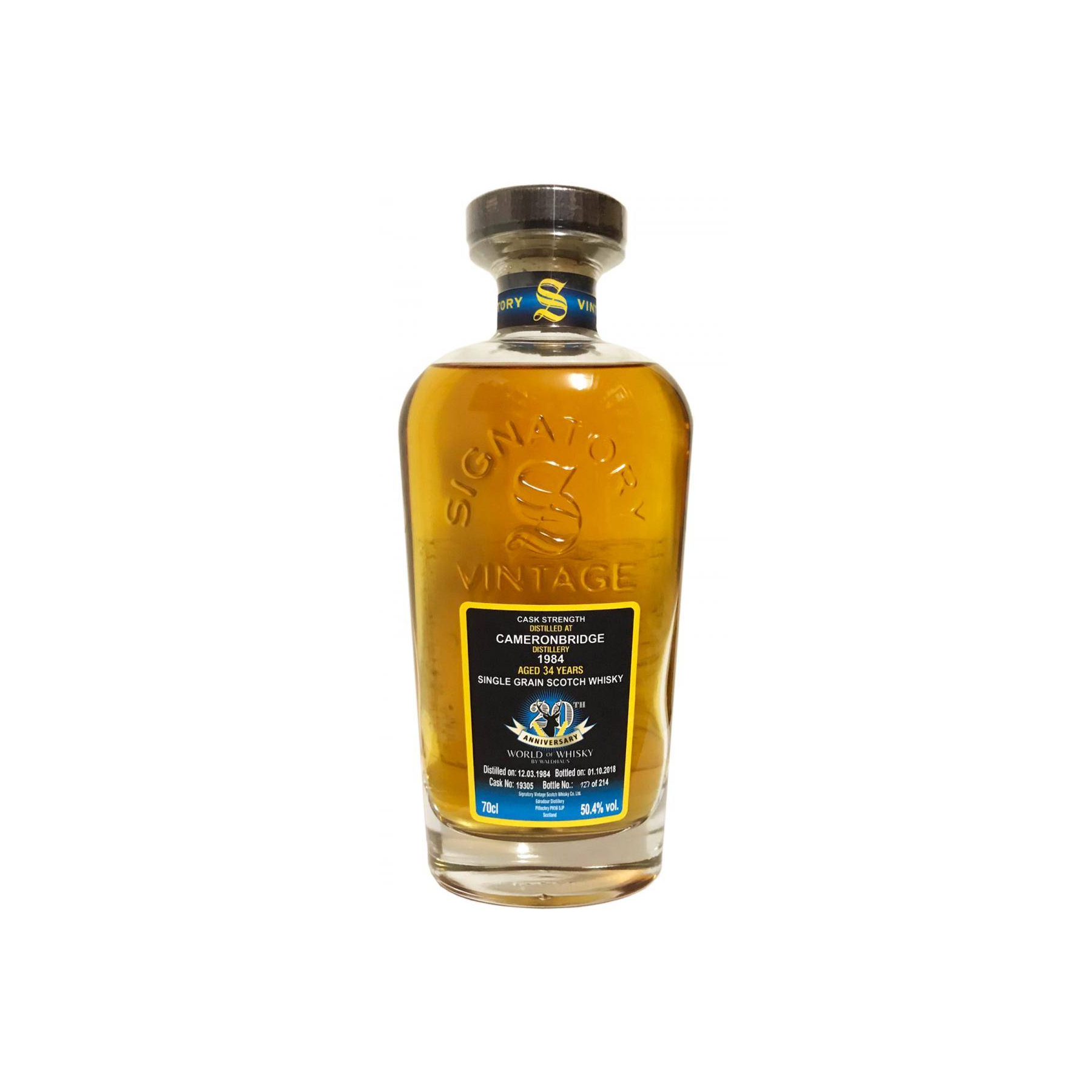 Cameronbridge Cask Strength Collection 1984 34 Years Single Grain Whisky