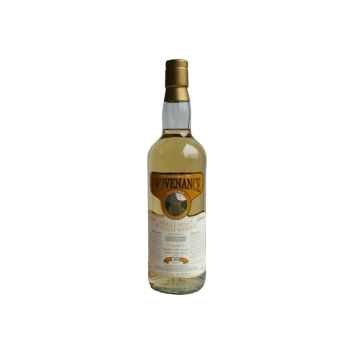 Glenlossie McGibbon's Provenance 1989 10 Years Single Malt Whisky