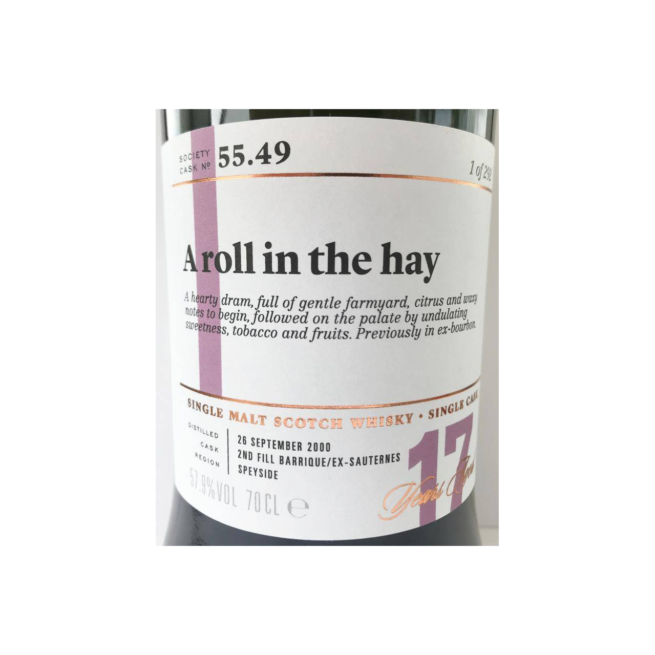 The Scotch Malt Whisky Society 2000 17 Years Single Malt Whisky 2