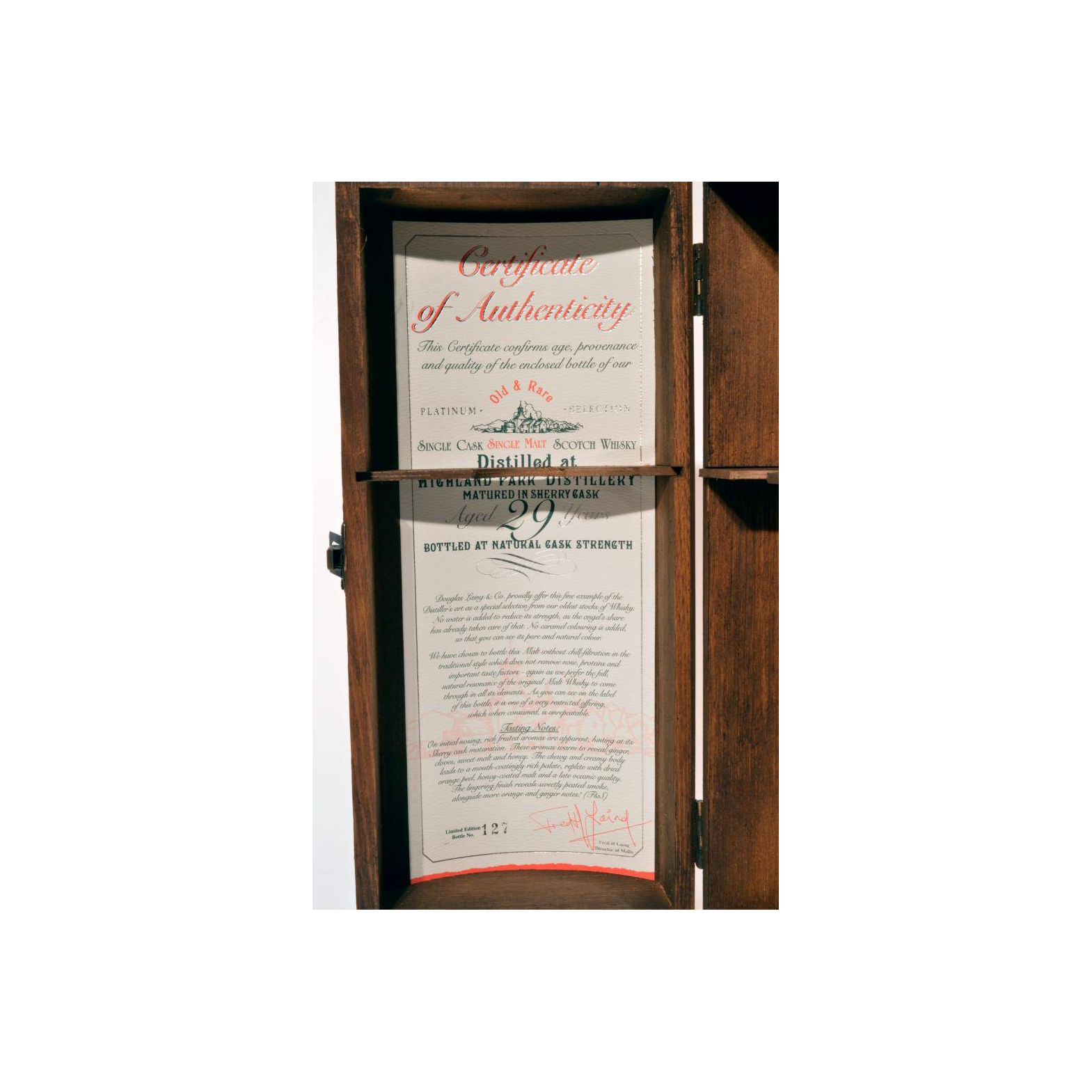 Highland Park 1978 29 Years Single Malt Whisky 3
