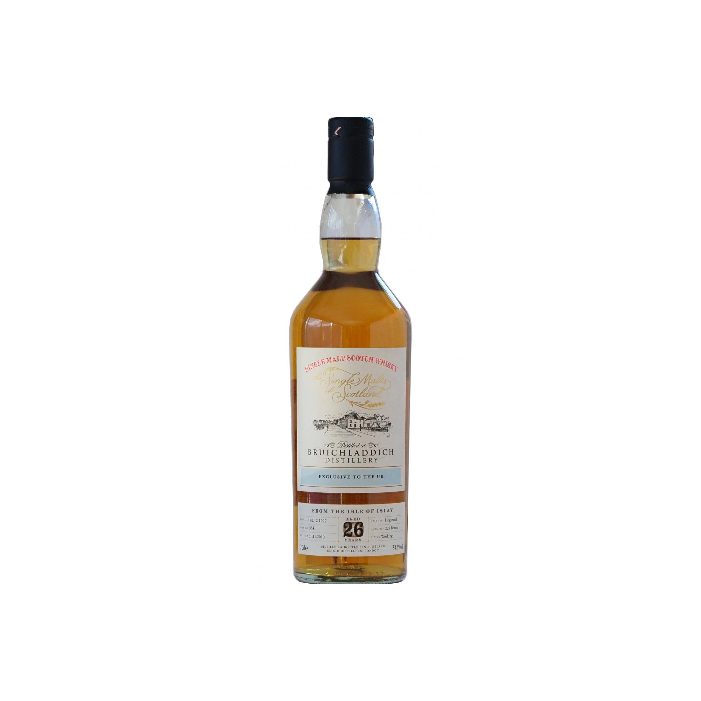Bruichladdich The Single Malts of Scotland 1992 26 Years Single Malt Whisky