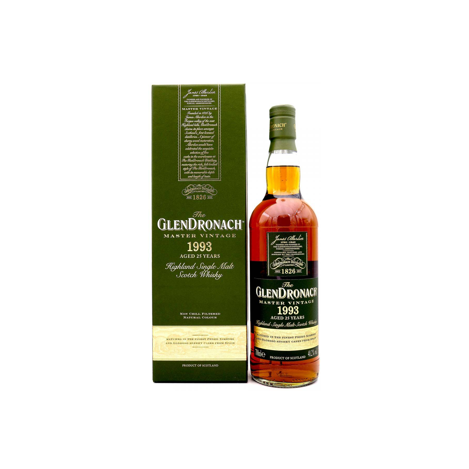 GlenDronach 1993 25 Years Single Malt Whisky 3