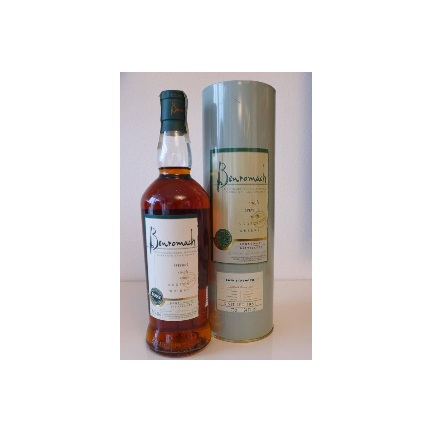 Benromach Cask Strength Collection 1981 25 Years Single Malt Whisky 3