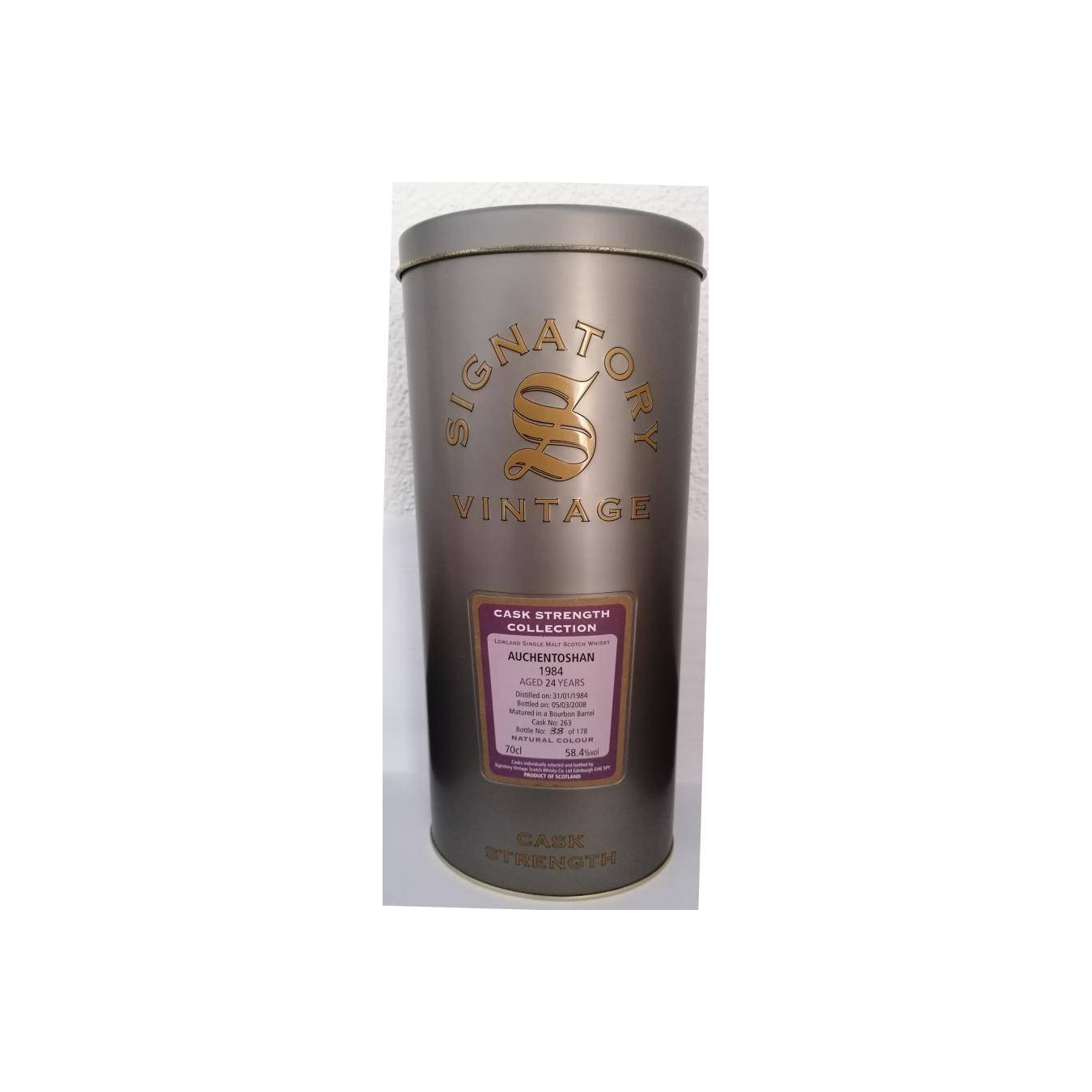 Auchentoshan Cask Strength Collection 1984 24 Years Single Malt Whisky 2