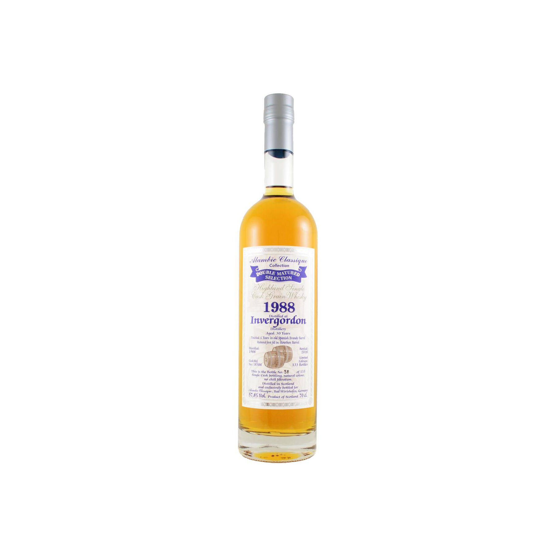 Invergordon 1988 30 Years Single Grain Whisky
