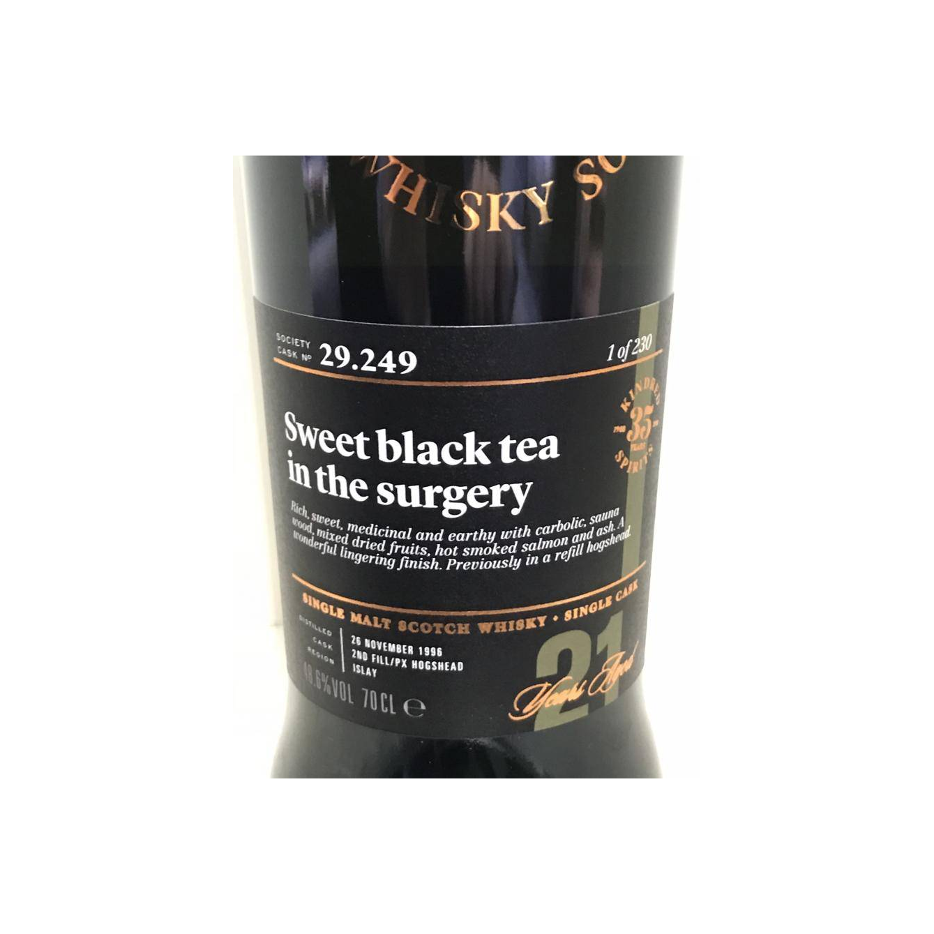 The Scotch Malt Whisky Society 1996 21 Years Single Malt Whisky 3